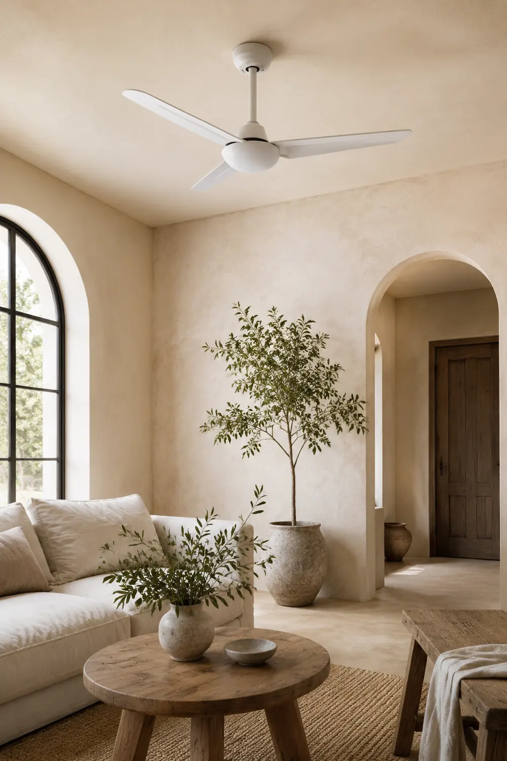 Haydn Deckenventilator 3-Blatt, 3 Farben, ∅106cm - Lumpaz