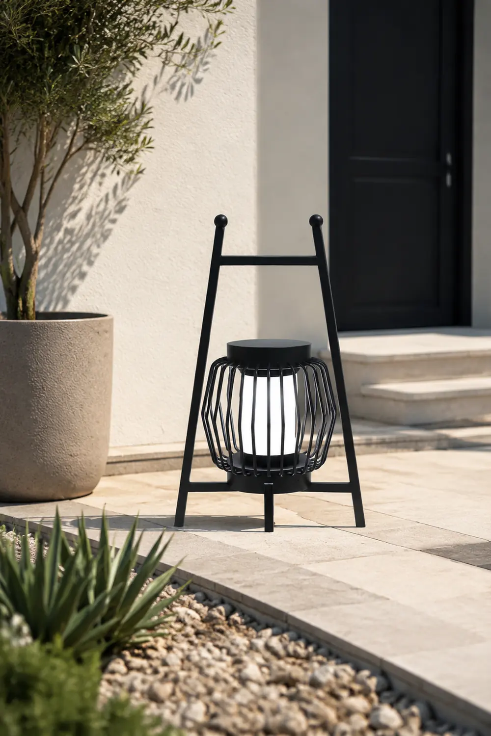Orr Solar Außenleuchte Schwarz, ∅38CM - Lumpaz