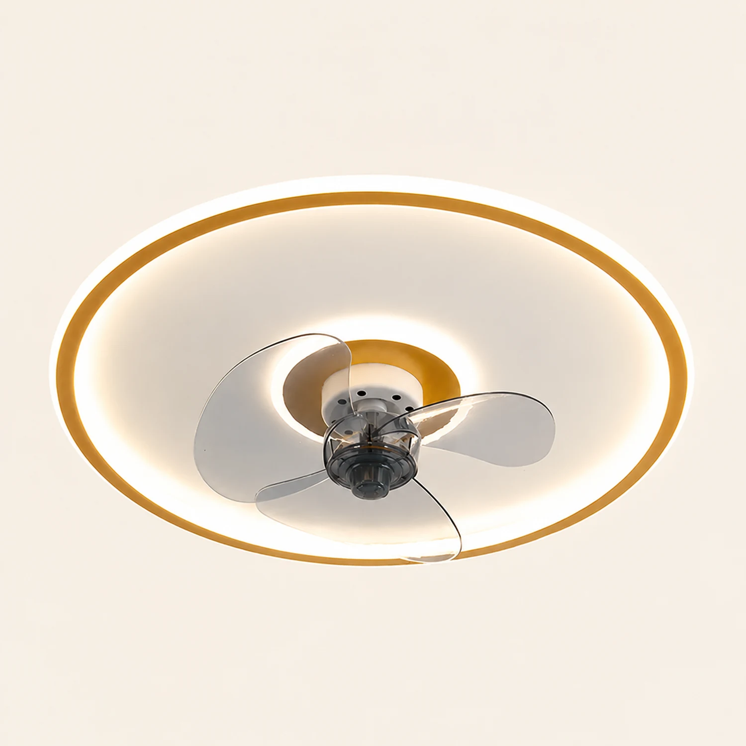 Morandi Deckenventilator mit Beleuchtung, 5 Farben, ∅40/50CM - Lumpaz