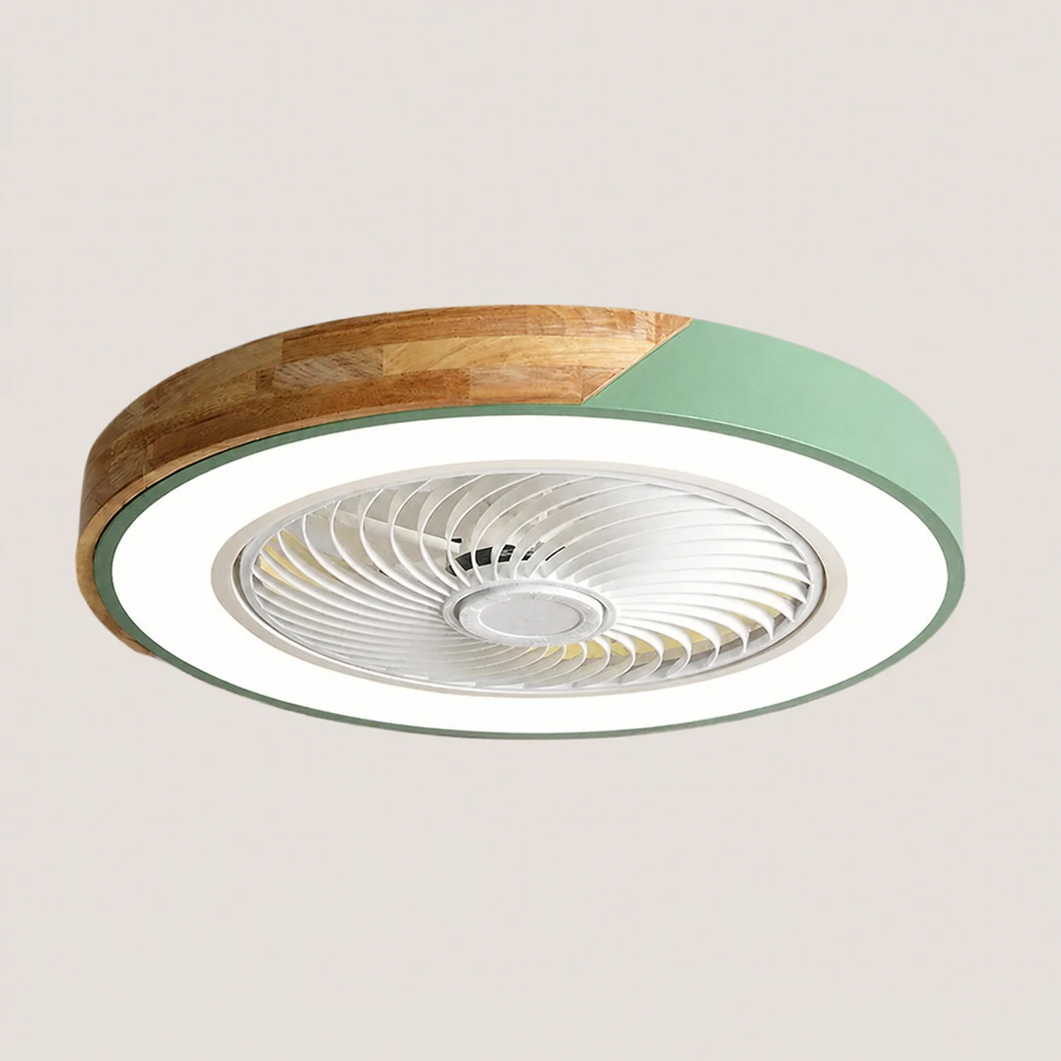 Ozawa Deckenventilator mit Beleuchtung, 5 Farben, ∅52CM - Lumpaz