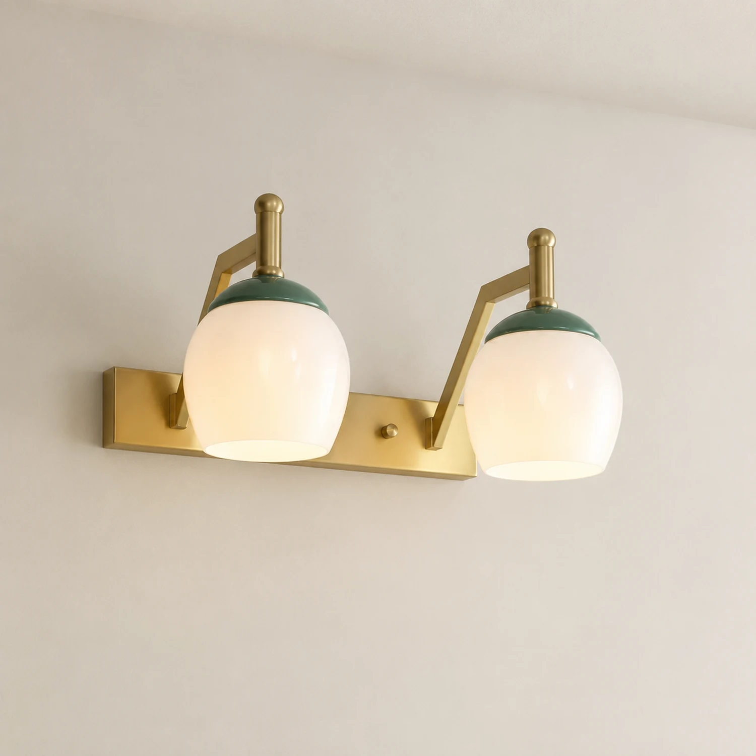 Lottie Spiegelfront Wandleuchte Kuppel, 2/3-flammig - Lumpaz