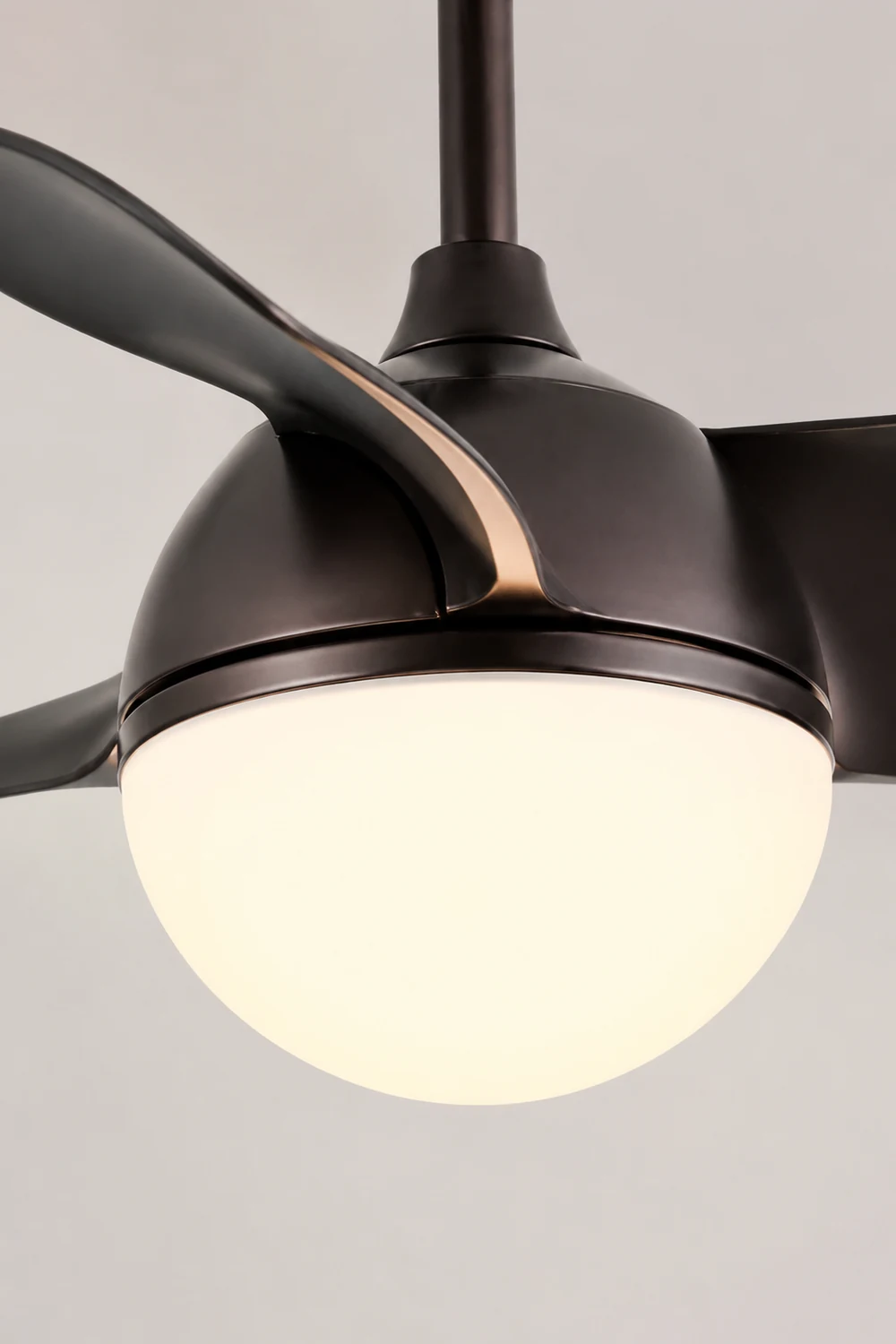 Morandi Deckenventilator mit Beleuchtung 3-Blatt, 3 Farben, ∅76cm - Lumpaz