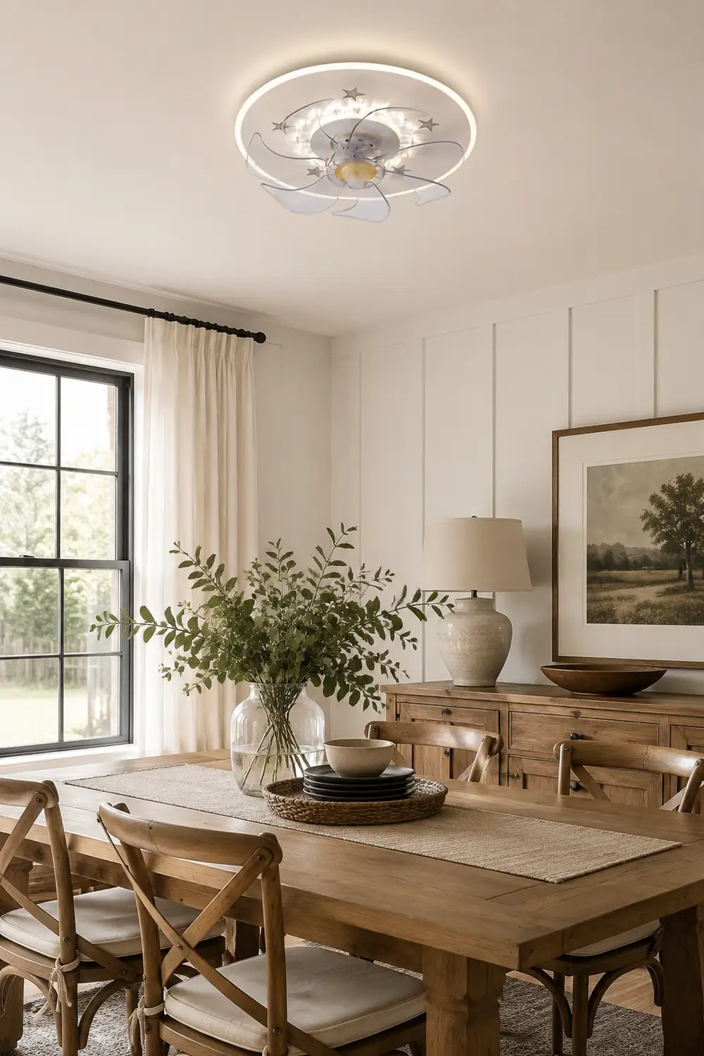 Minori Deckenventilator mit Beleuchtung, 5 Stile, ∅41/47/48cm - Lumpaz