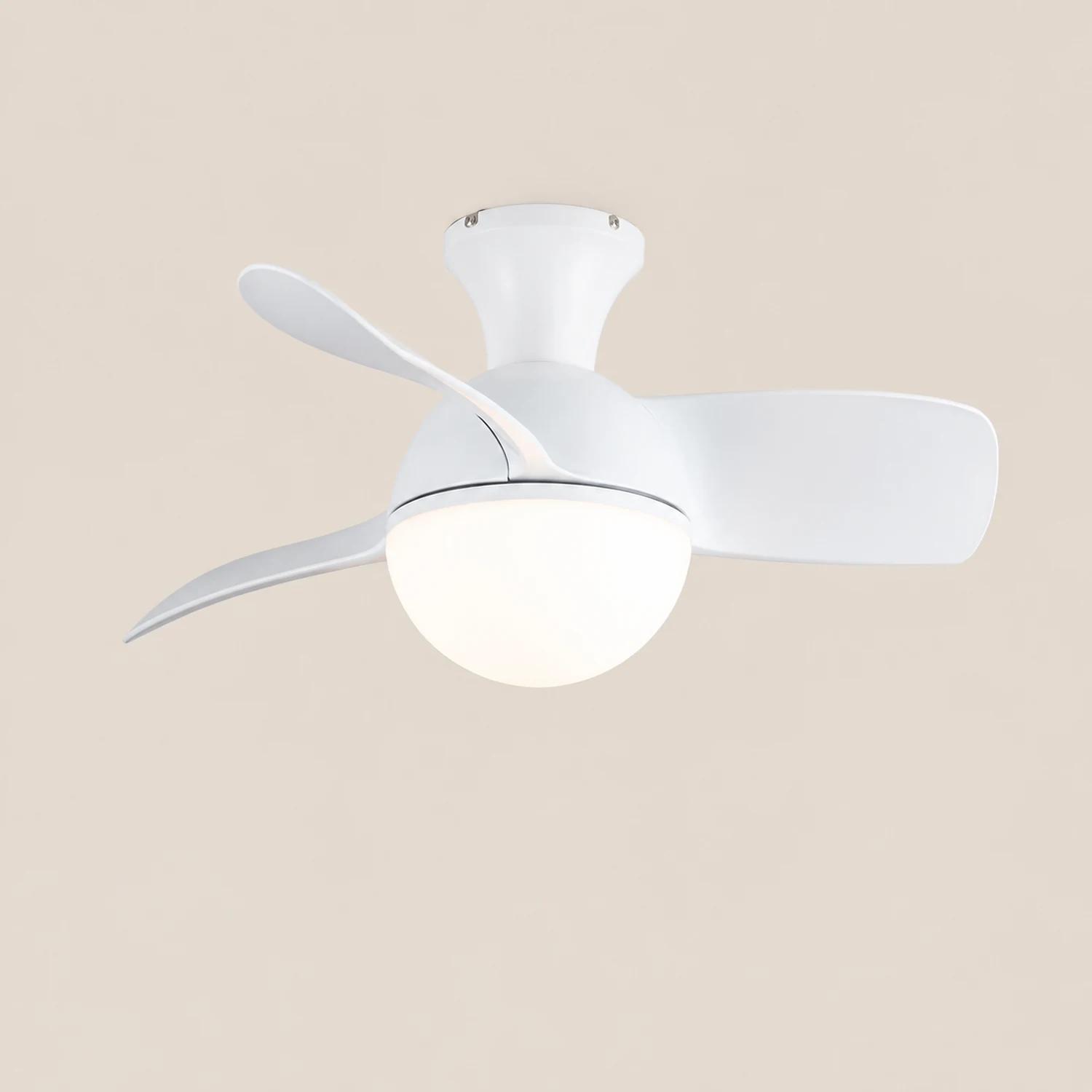Morandi Grundlegend Deckenventilator mit Beleuchtung 3-Blatt, 3 Farben, ∅76cm - Lumpaz