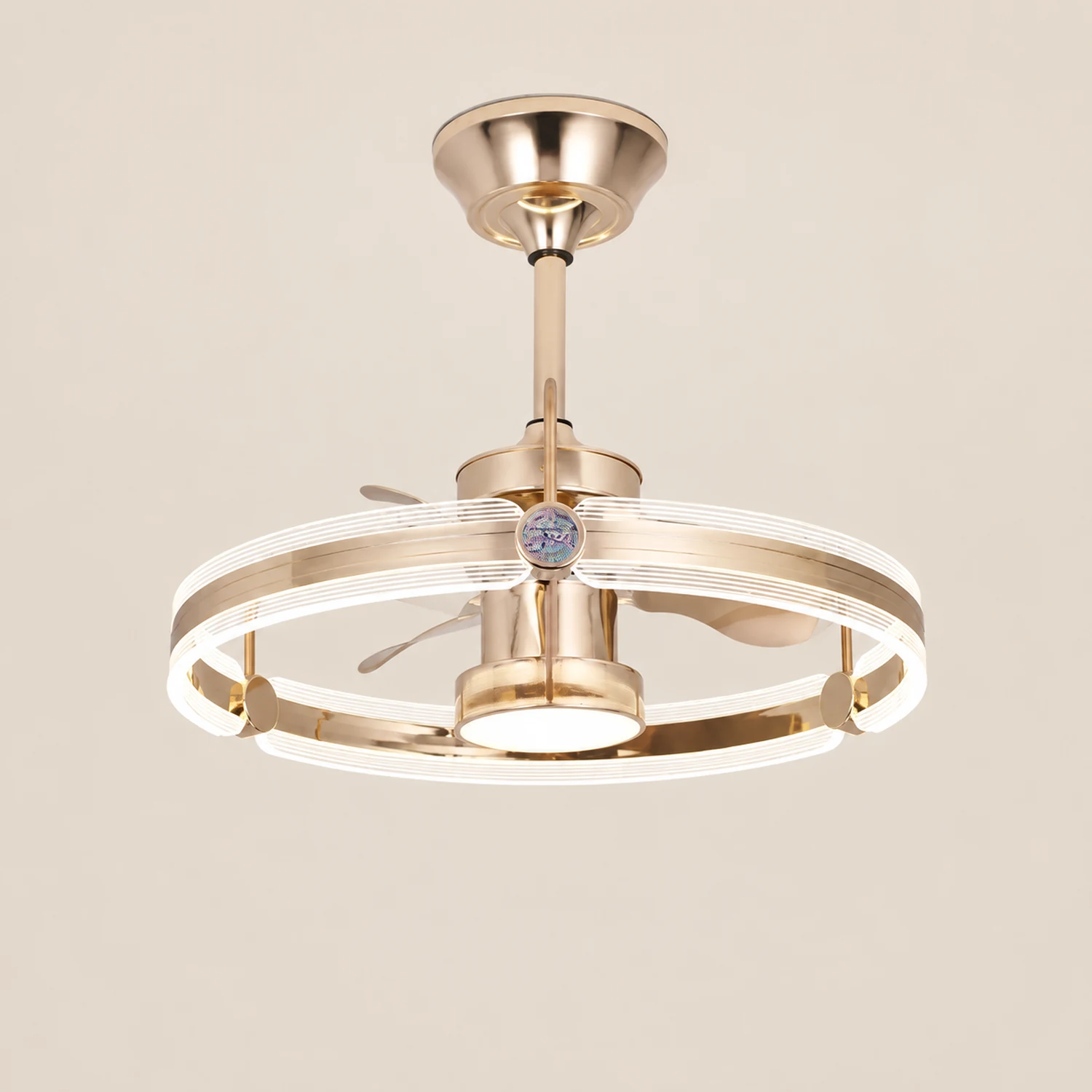 Kelley Deckenventilatoren mit Beleuchtung, 2 Stile, ∅50/60CM - Lumpaz