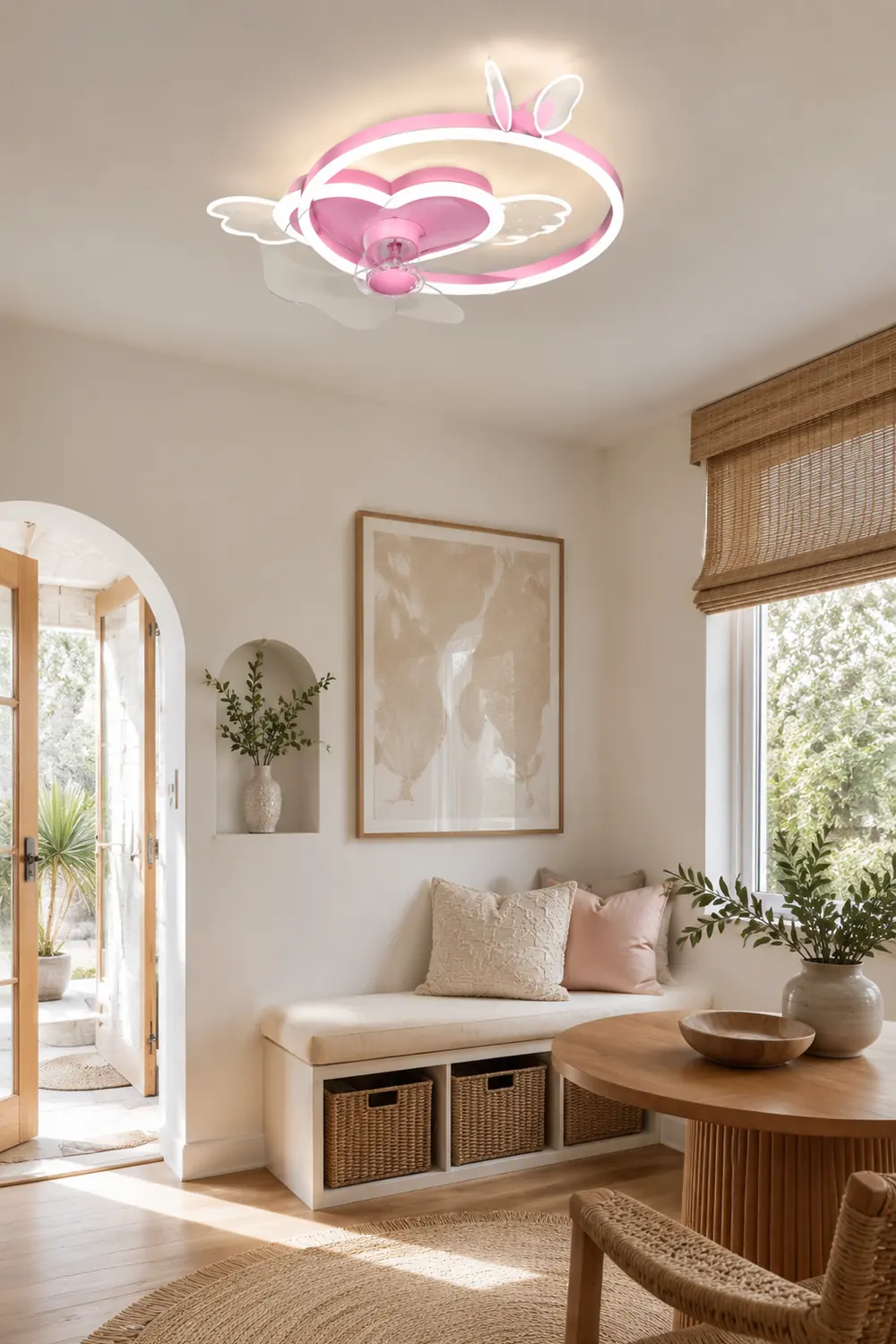 Minori Deckenventilator mit Beleuchtung, 6 Stile, ∅50/53/60CM - Lumpaz