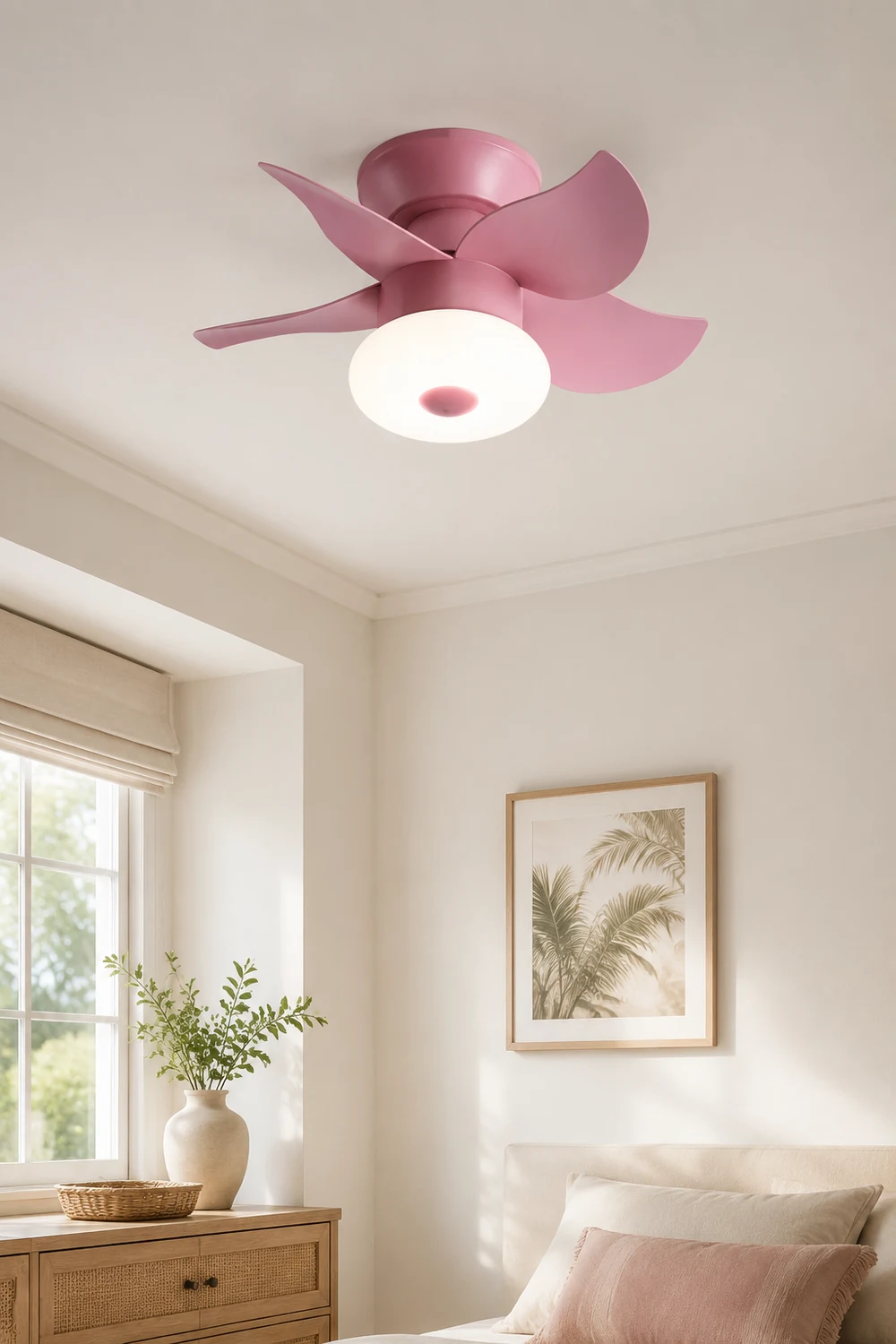 Morandi Deckenventilator mit Beleuchtung 5-Blatt, 3 Farben, ∅60CM - Lumpaz