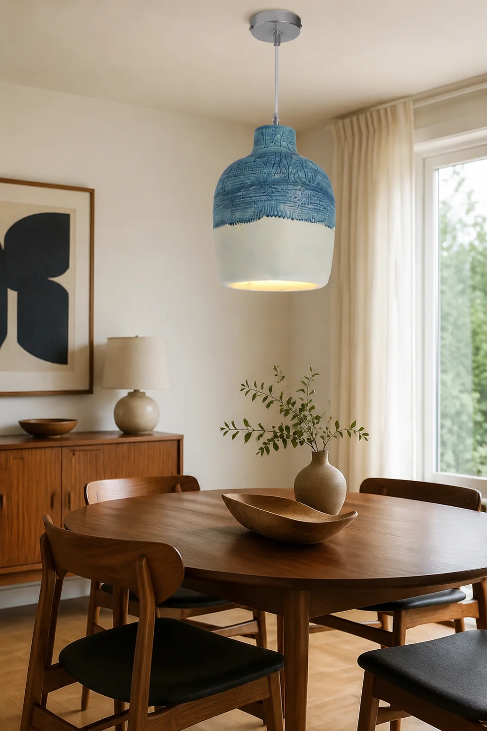 Byers Pendelleuchte Krug Form Harz, 4 Farben, ∅ 30CM - Lumpaz