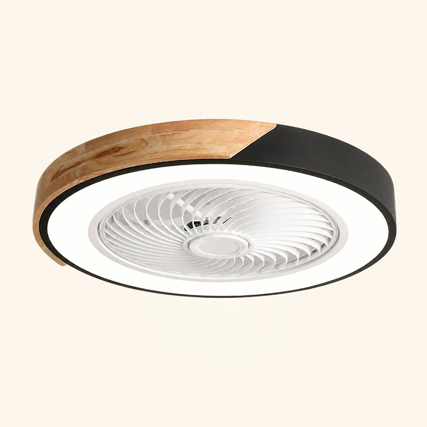 Ozawa Deckenventilator mit Beleuchtung, 5 Farben, ∅52CM - Lumpaz
