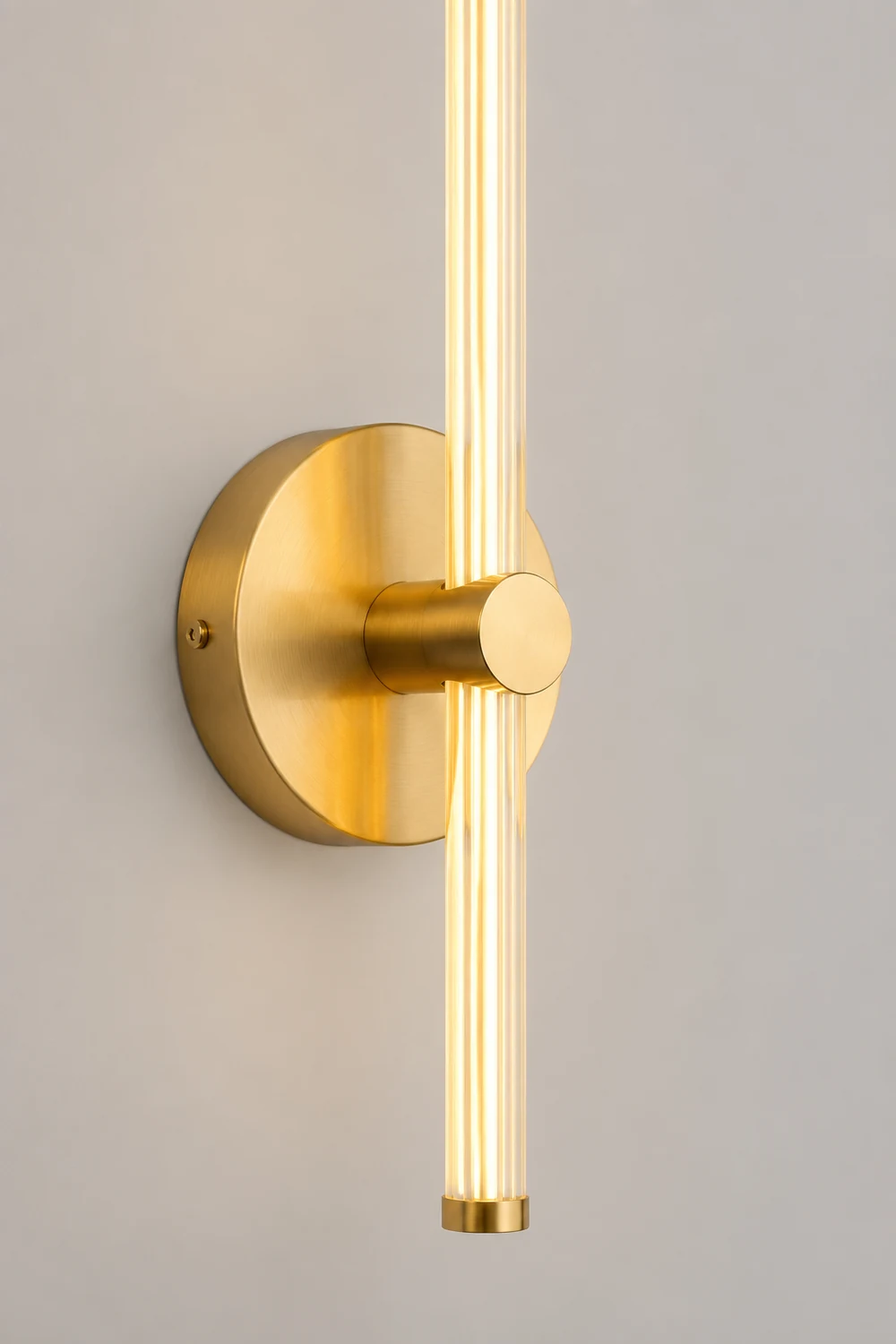 Edge Innenwandleuchte Kupfer & Nickel, 58/78CM Lang - Lumpaz