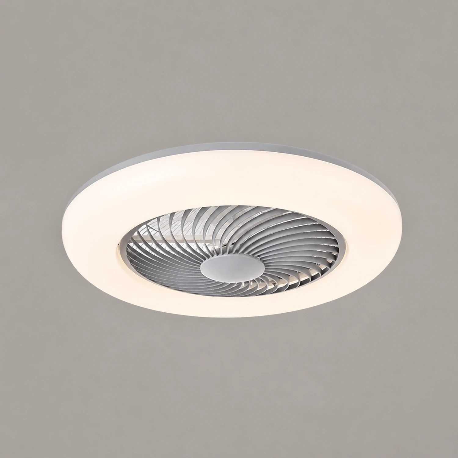 Edge Deckenventilator mit Beleuchtung, 4 Farben, ∅55CM - Lumpaz