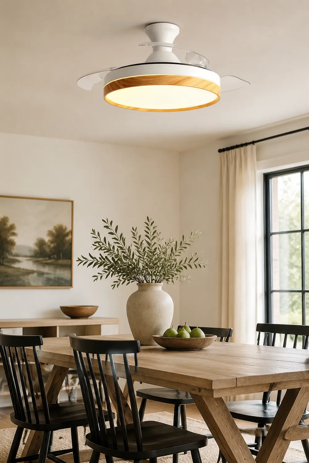 Morandi Deckenventilator mit Beleuchtung, 4 Farben, ∅91/107cm - Lumpaz