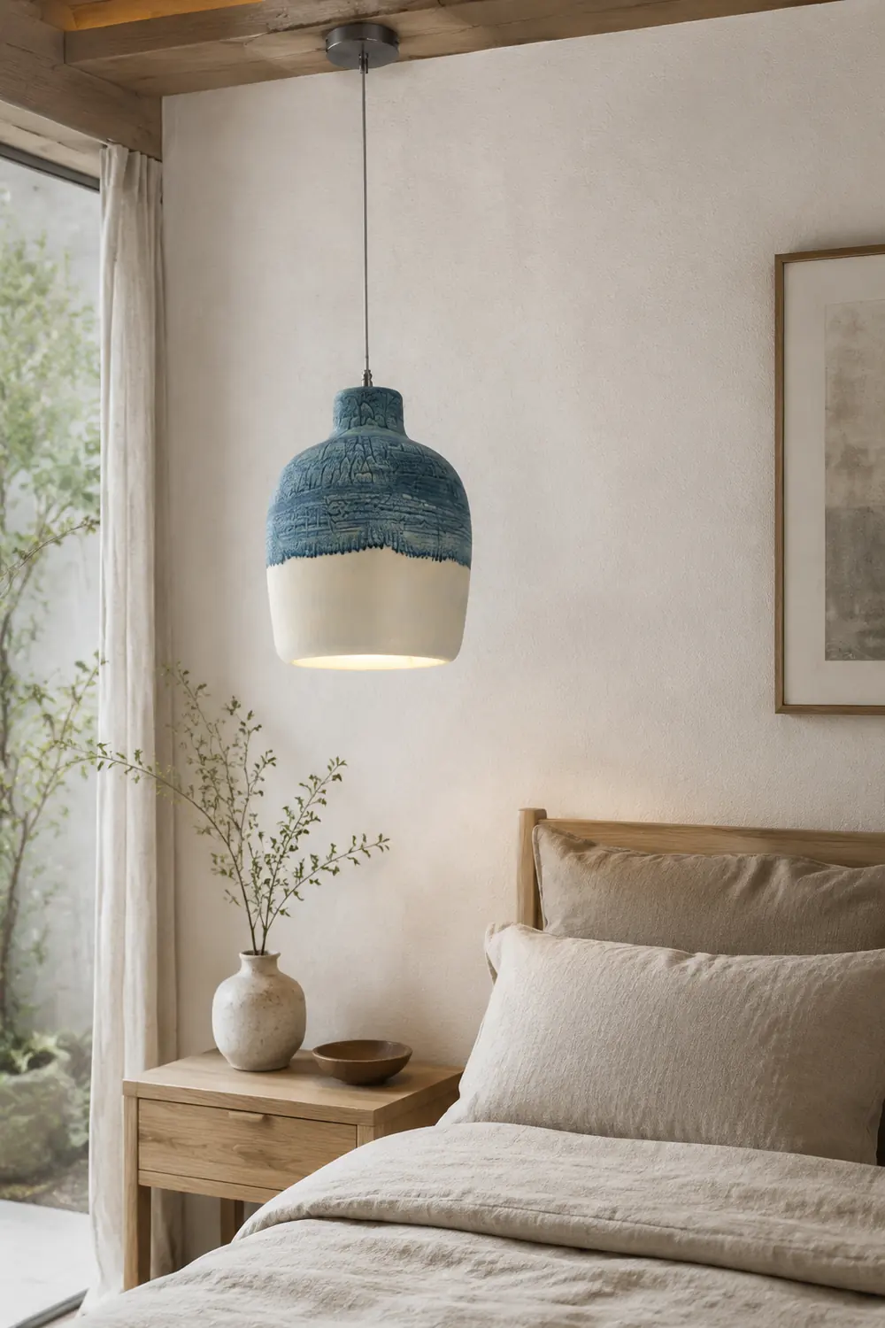 Byers Pendelleuchte Krug Form Harz, 4 Farben, ∅ 30CM - Lumpaz