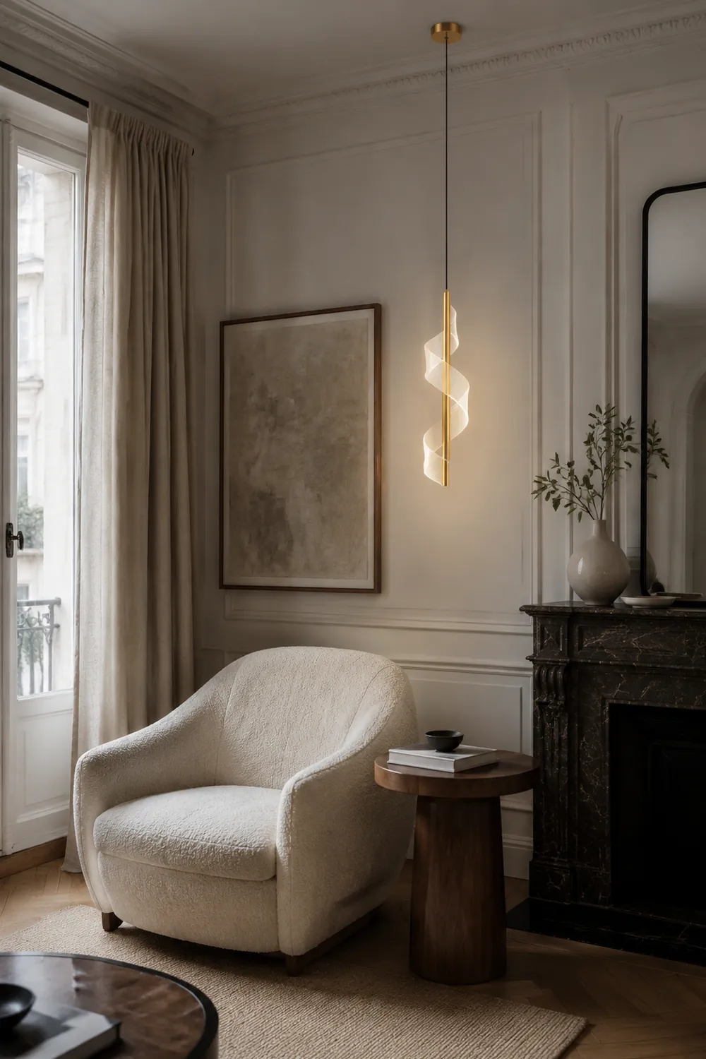 Nordic Metal Bedside Chandelier Pendelleuchte für Schlafzimmer - Lumpaz