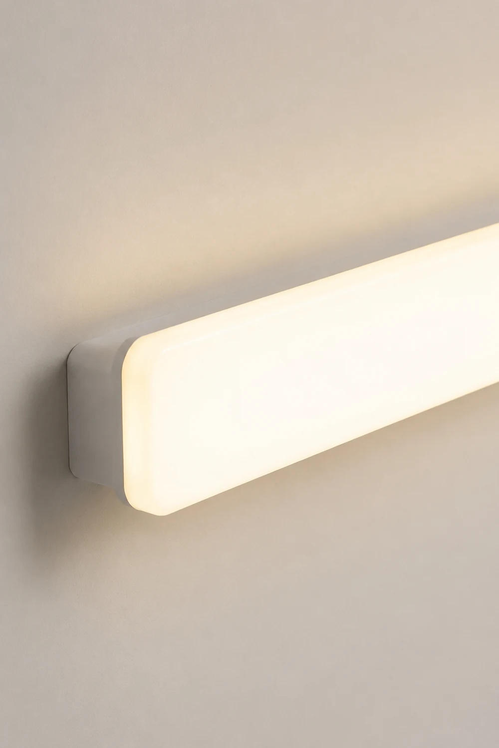 Edge Bar Spiegelfront Wandleuchte Weiß, 20CM/41CM/61CM/90CM lang - Lumpaz
