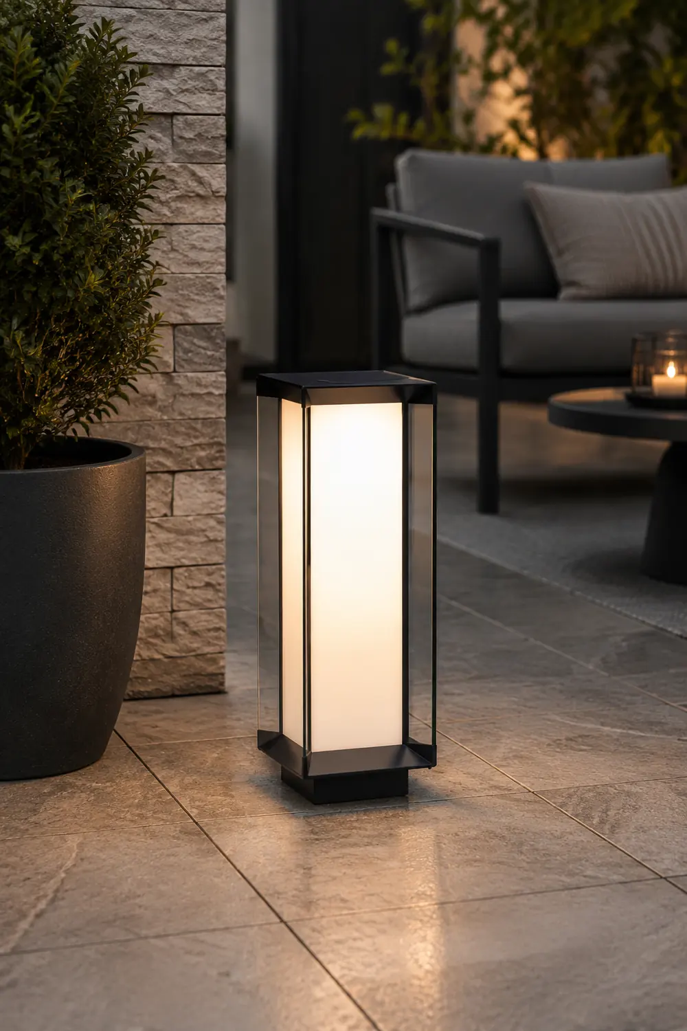 Orr Außenstehleuchte Solar RGB, 60CM Lang - Lumpaz