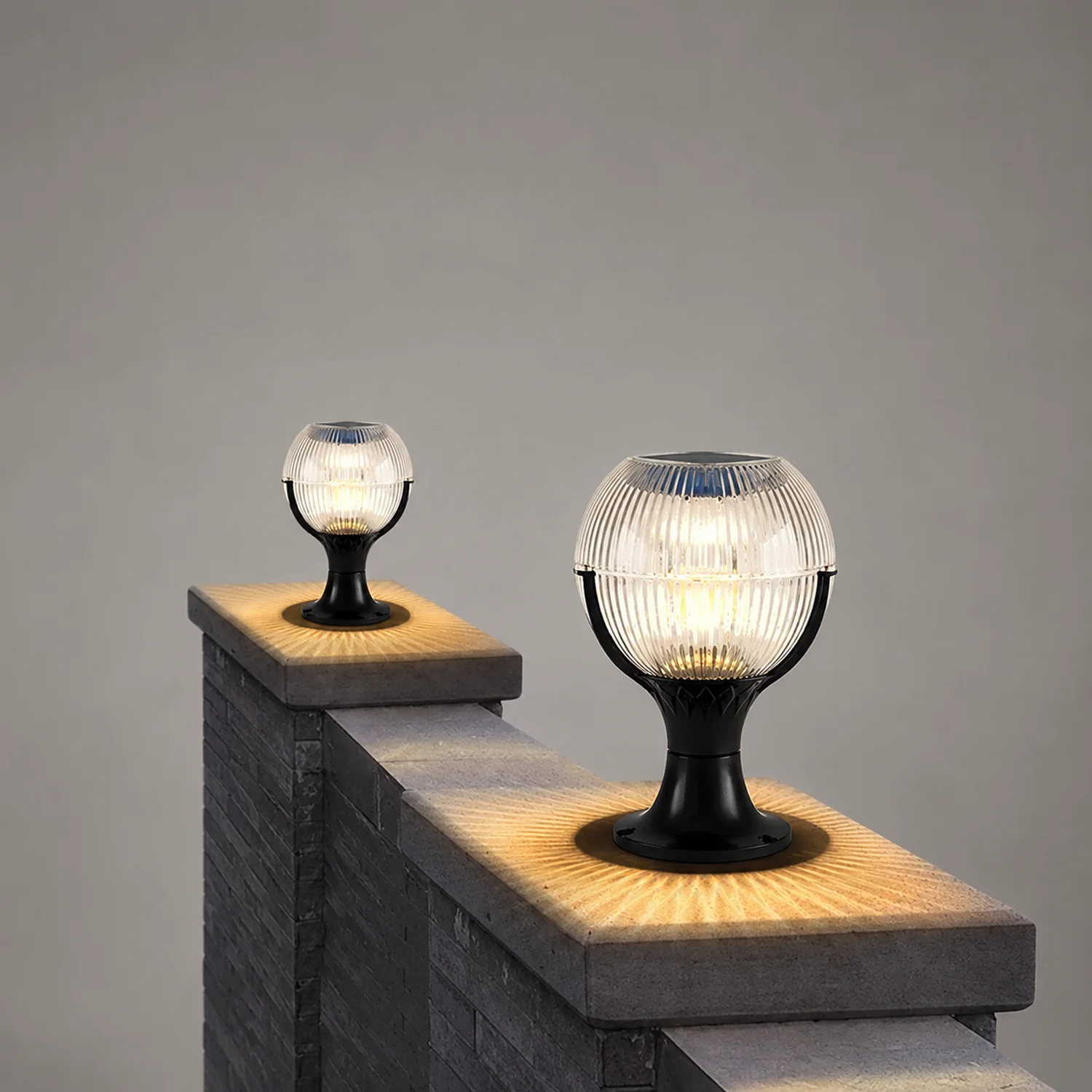 Hailie Außenleuchte Solar, ∅20/25/30CM - Lumpaz