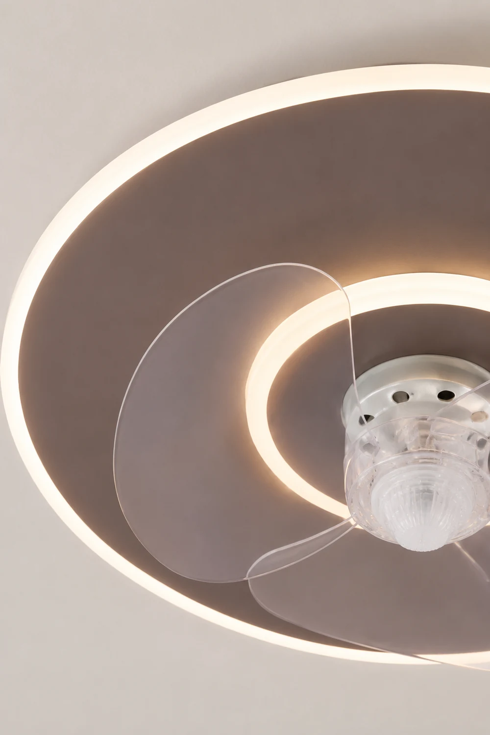 Morandi Deckenventilator mit Beleuchtung, 5 Farben, ∅40/50CM - Lumpaz