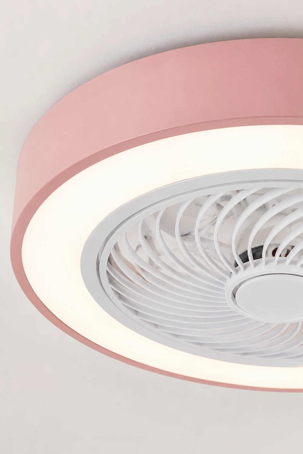 Morandi Deckenventilator mit Beleuchtung Klare Blätter, 6 Farben, ∅51CM - Lumpaz