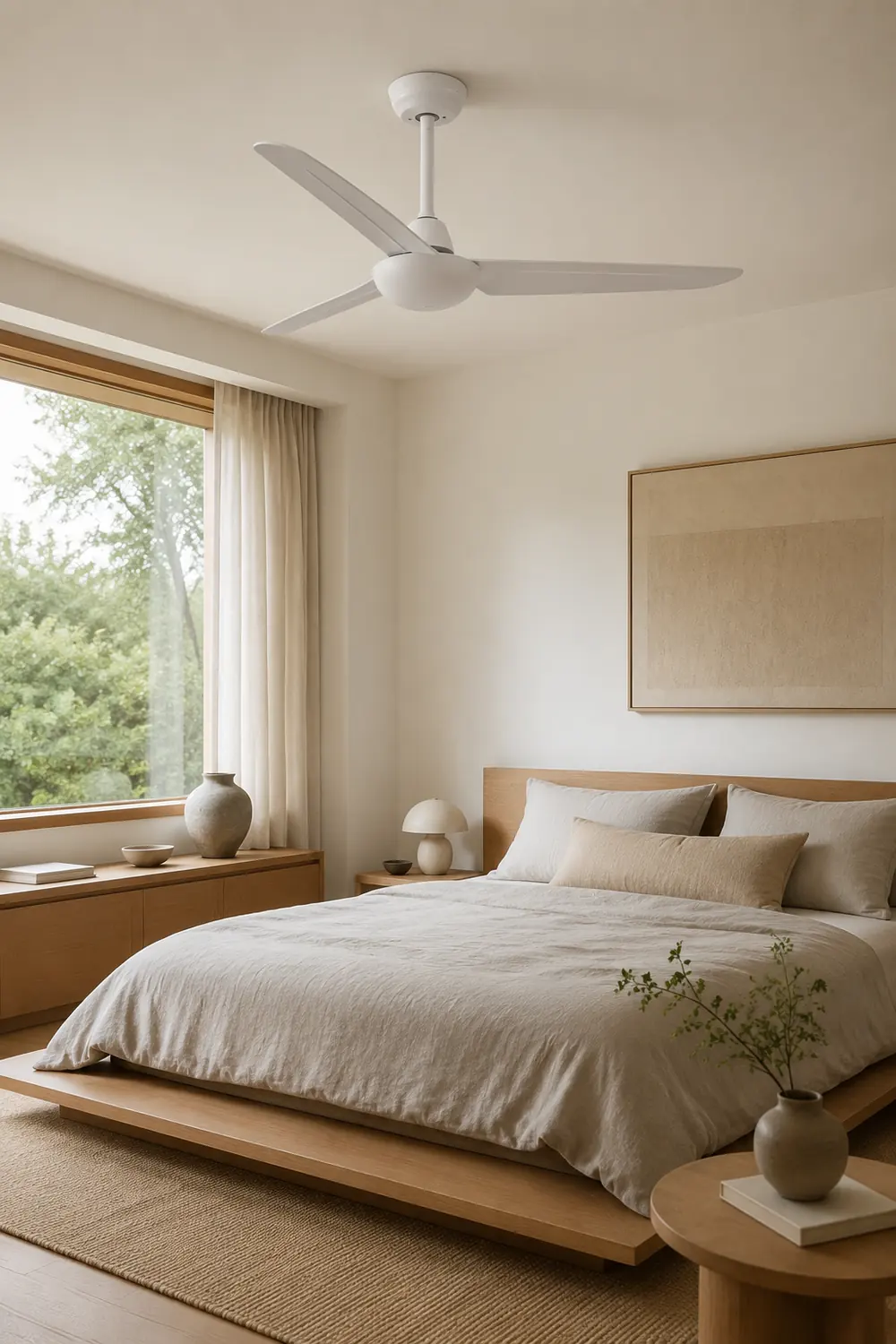 Haydn Deckenventilator 3-Blatt, 3 Farben, ∅106cm - Lumpaz