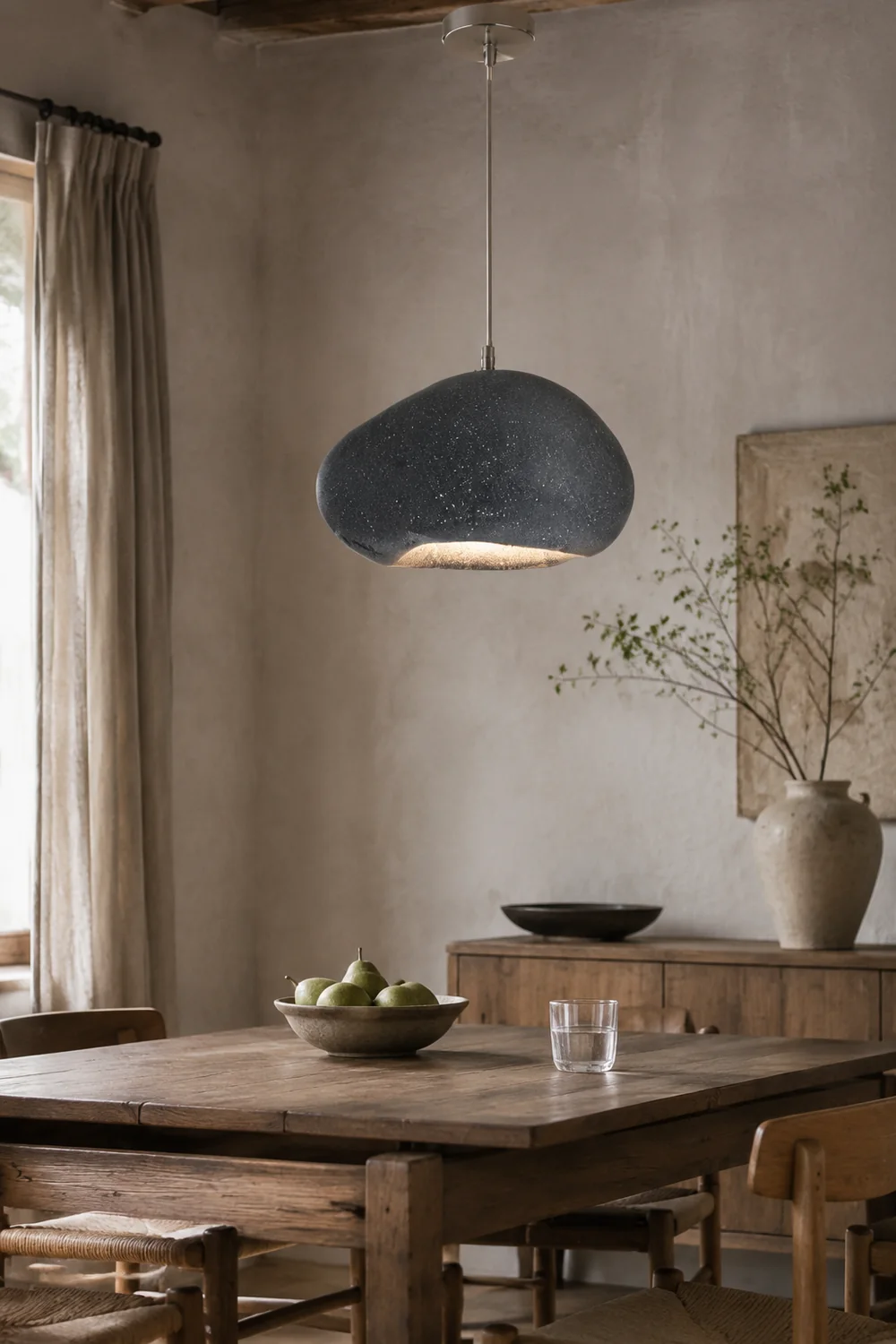 Byers Pendelleuchte Brot Form, 4 Farben, ∅ 35CM - Lumpaz