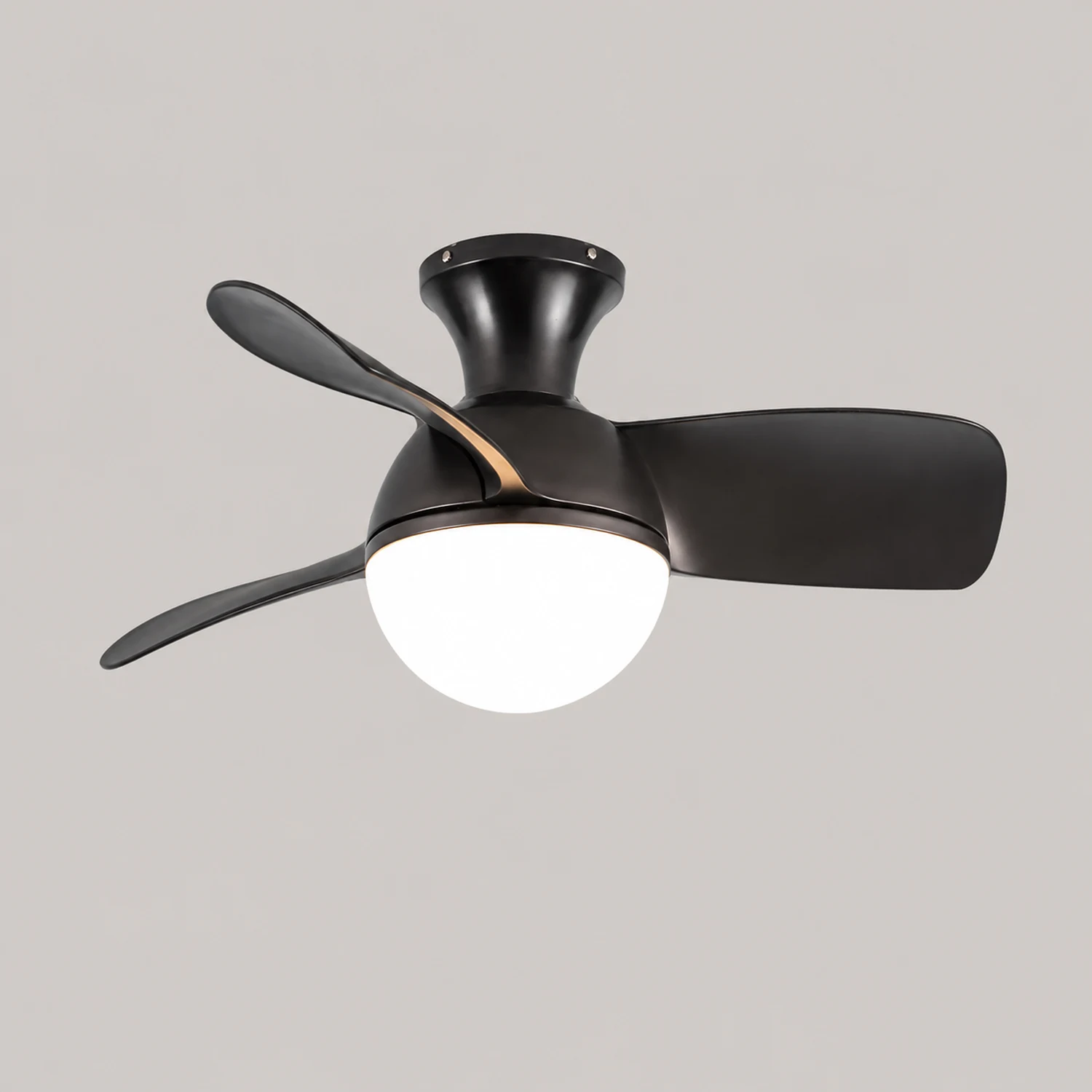 Morandi Grundlegend Deckenventilator mit Beleuchtung 3-Blatt, 3 Farben, ∅76cm - Lumpaz