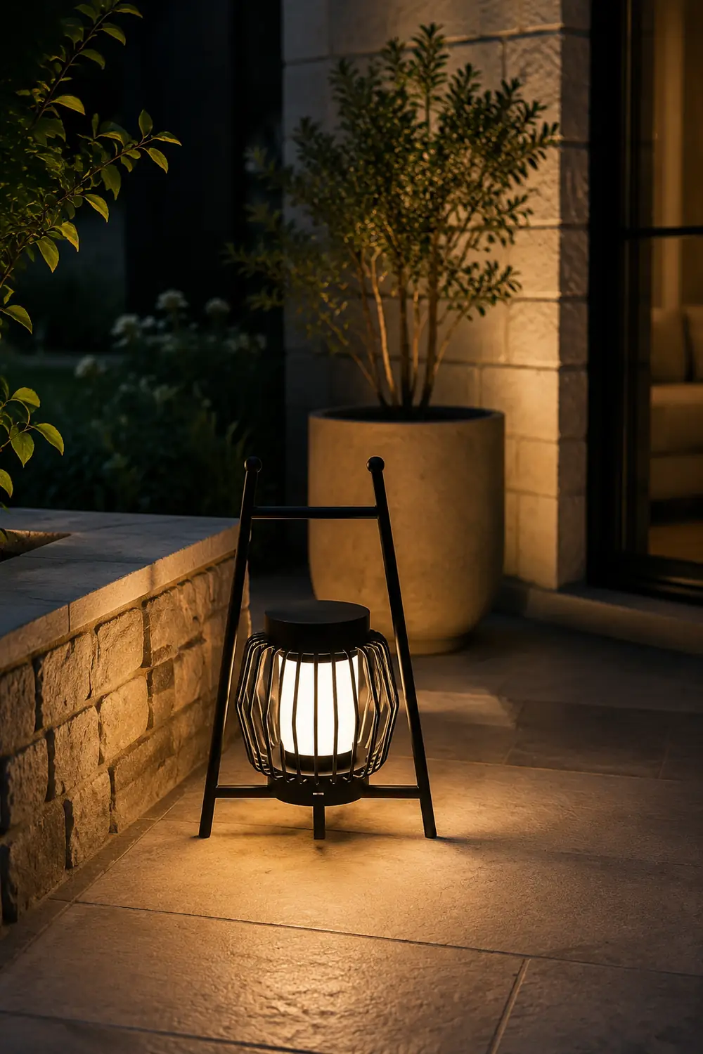 Orr Solar Außenleuchte Schwarz, ∅38CM - Lumpaz
