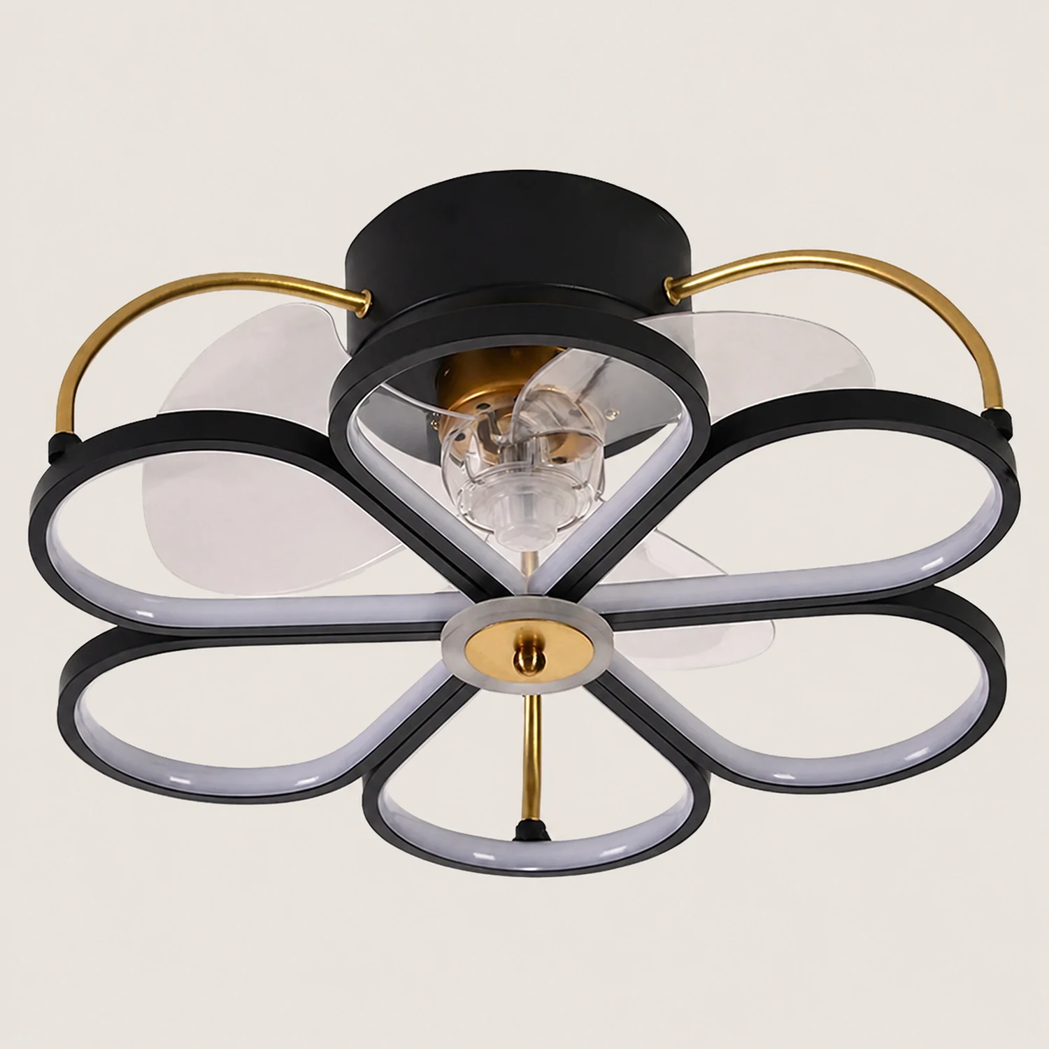 Hana Deckenventilator mit Beleuchtung, 3 Stile, ∅50CM - Lumpaz