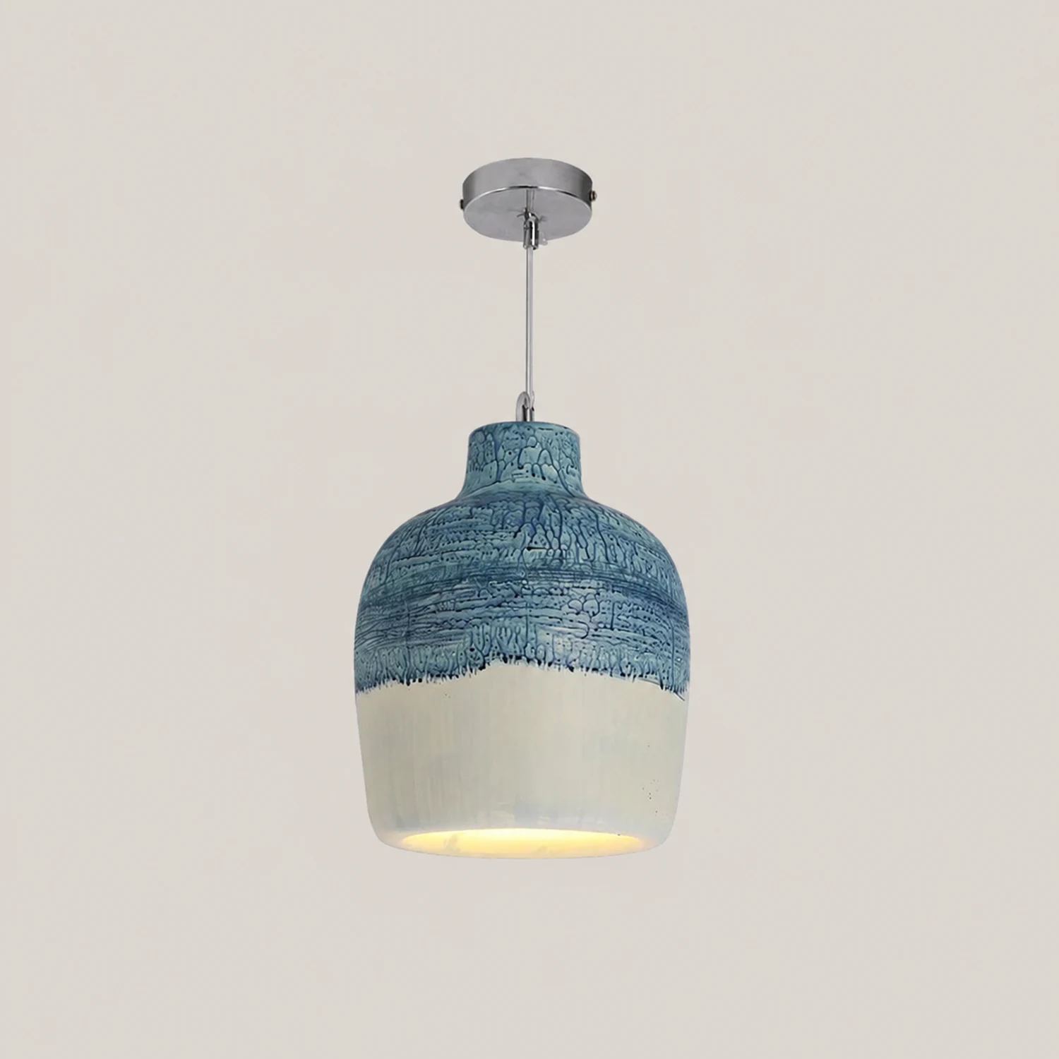 Byers Pendelleuchte Krug Form Harz, 4 Farben, ∅ 30CM - Lumpaz