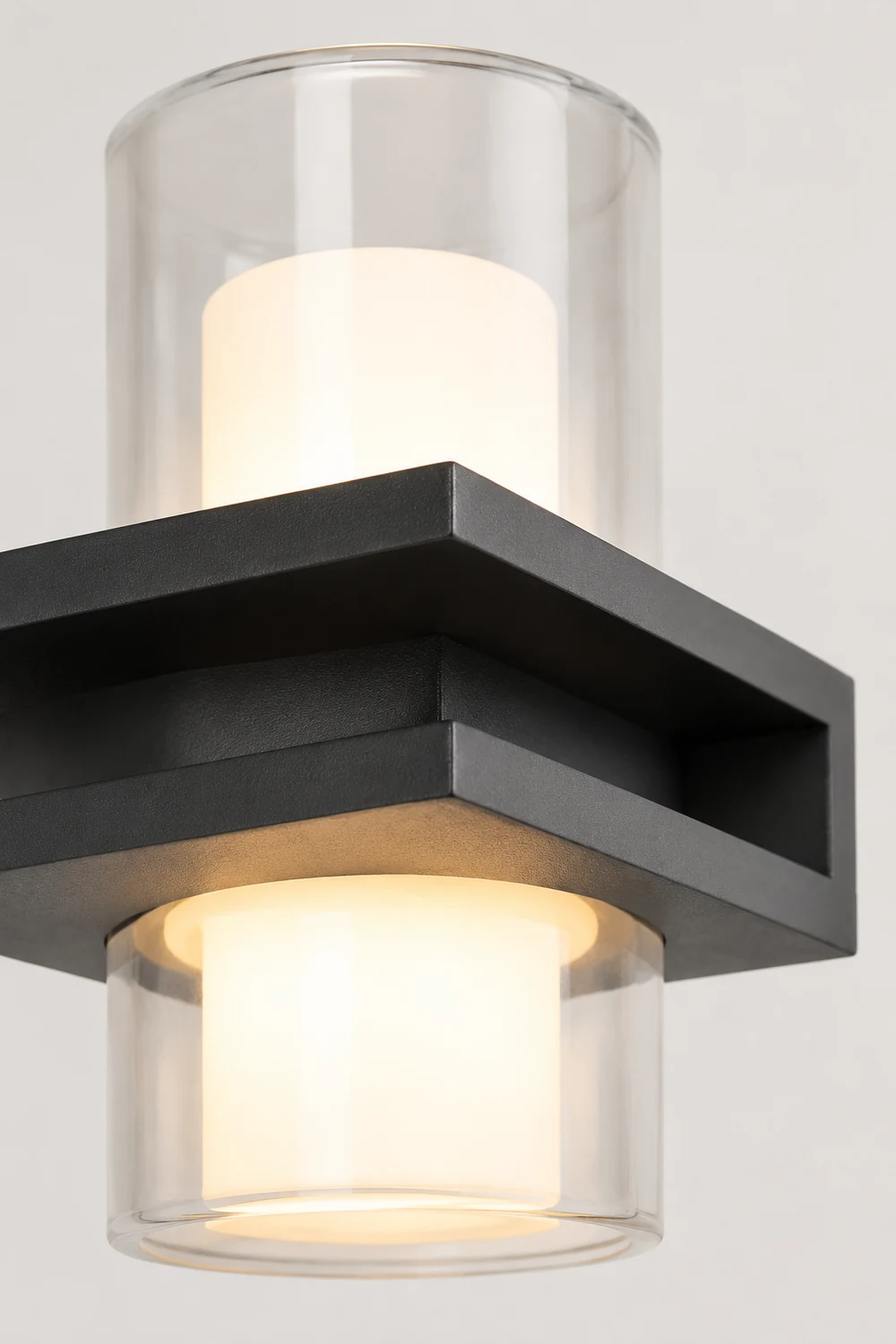 Orr Außenwandleuchte, 2-flammig, Aluminium & Glas, 20CM Lang - Lumpaz