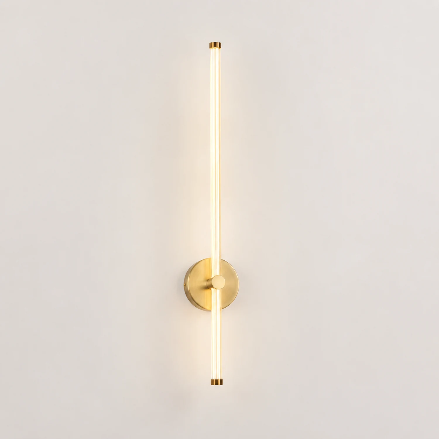 Edge Innenwandleuchte Kupfer & Nickel, 58/78CM Lang - Lumpaz