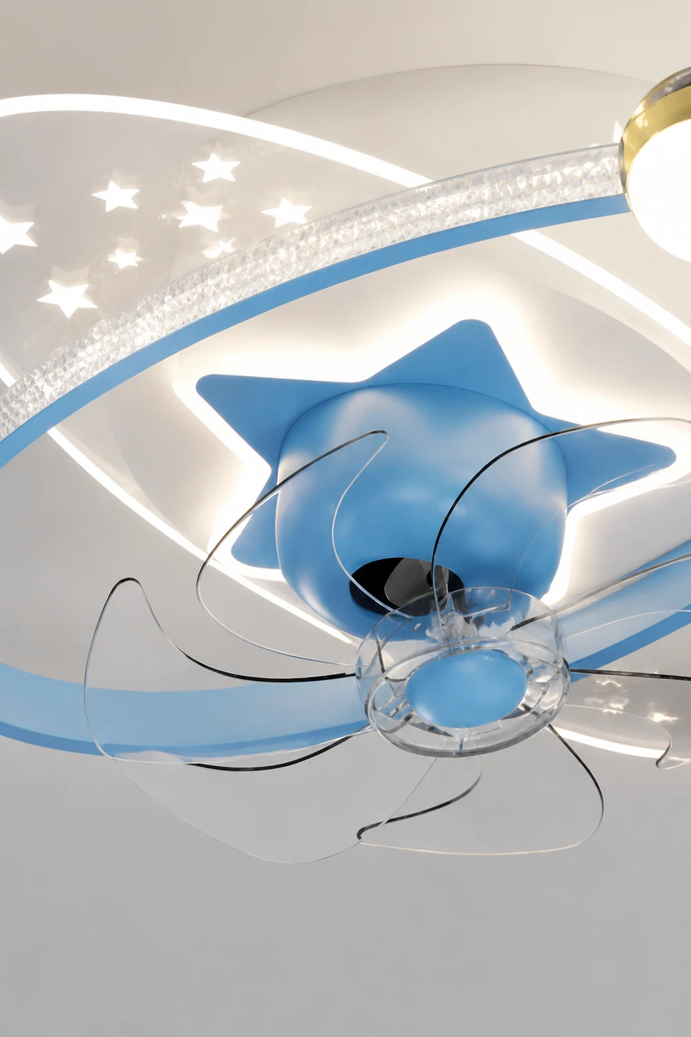 Minori Deckenventilator mit Beleuchtung, 4 Farben, ∅55CM - Lumpaz