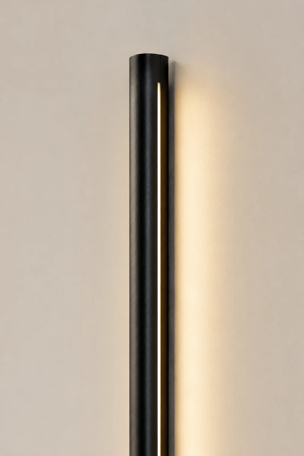 Edge Bar Spiegelfront Wandleuchte Schwarz，61CM/80CM/99CM/119CM lang - Lumpaz