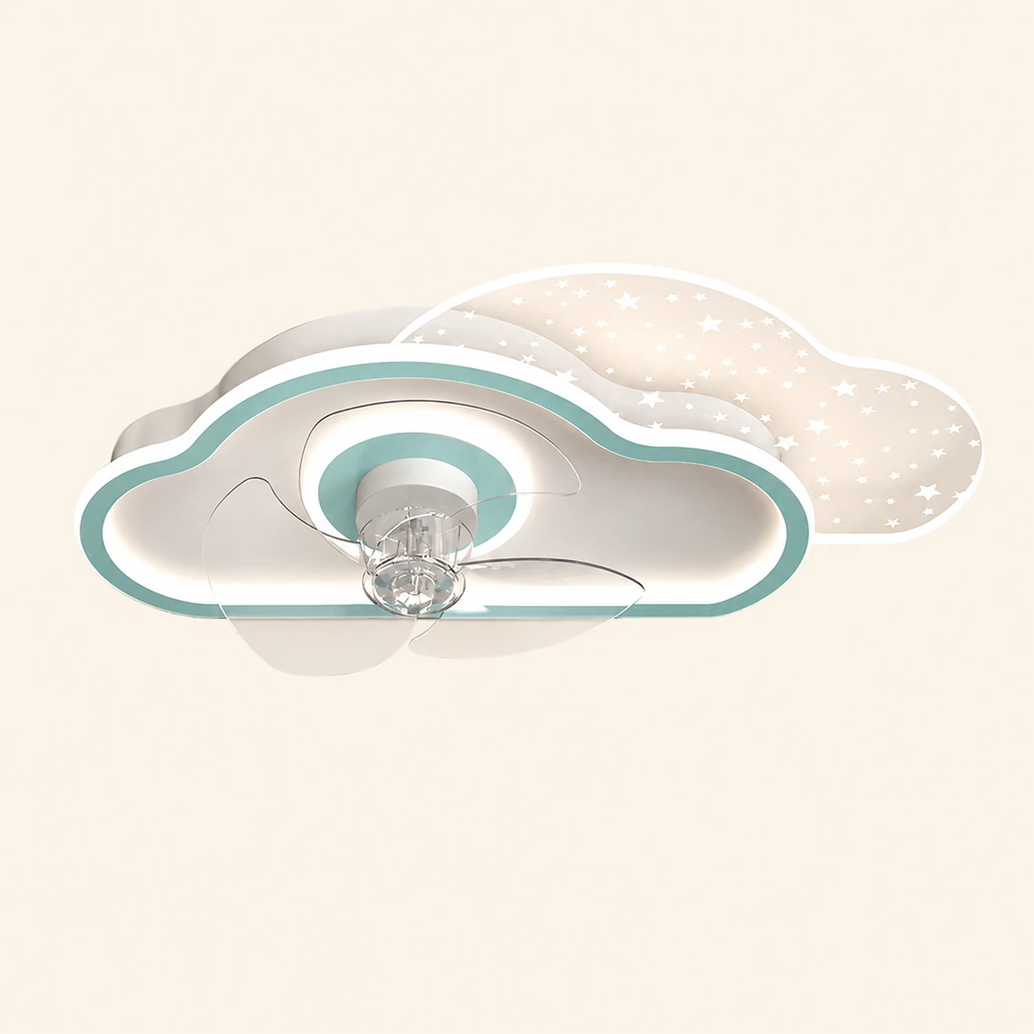 Minori Deckenventilator mit Beleuchtung, 6 Stile, ∅50/53/60CM - Lumpaz
