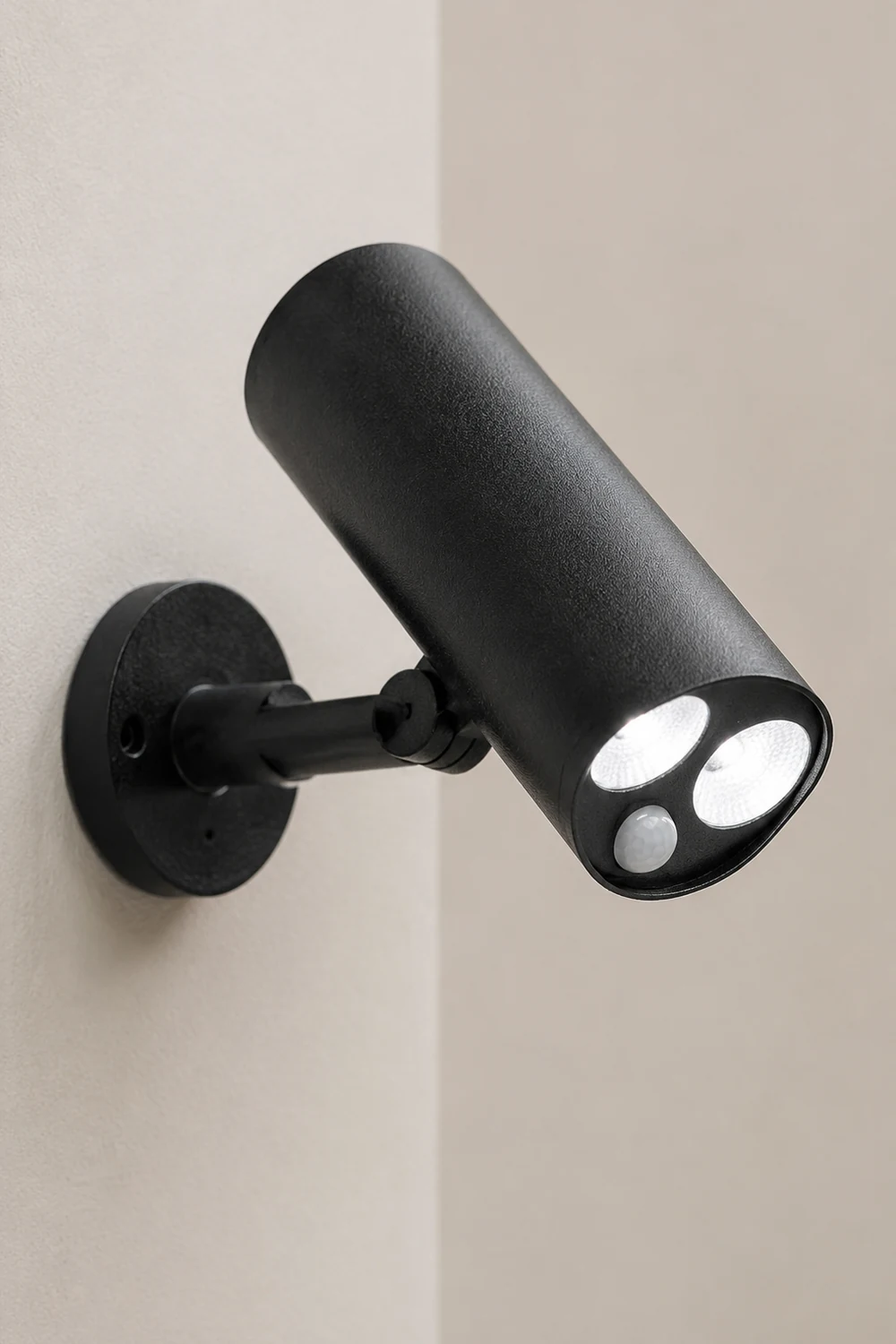 Orr Außenstrahler Schwarz, 2 Stile, 11CM Lang - Lumpaz