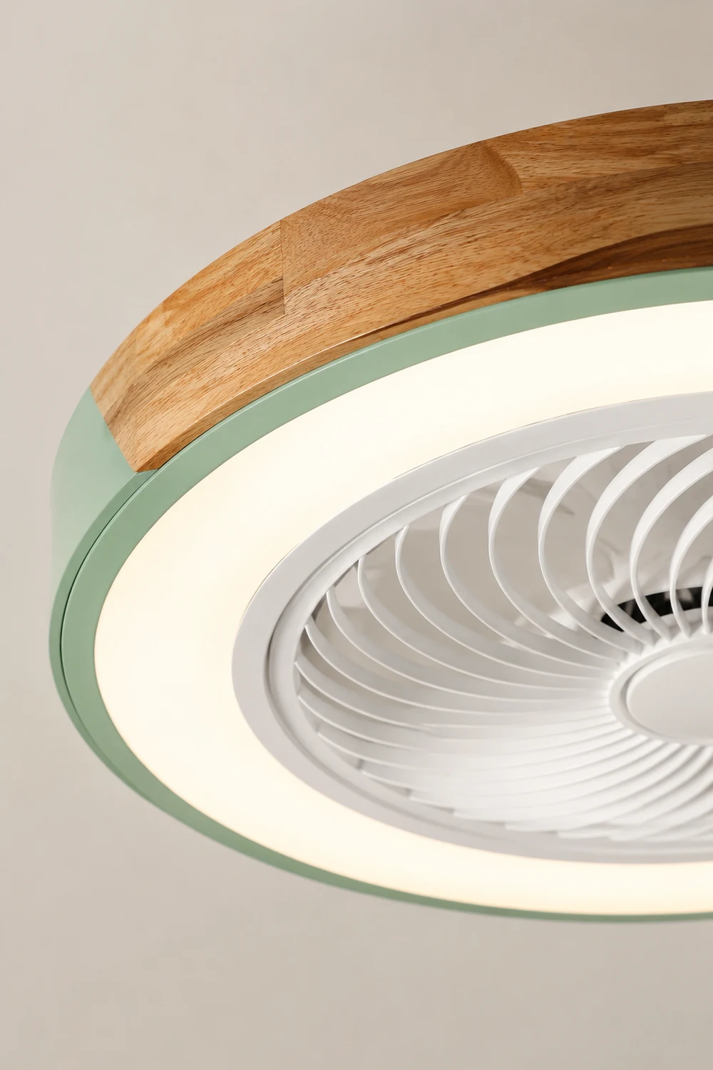 Ozawa Deckenventilator mit Beleuchtung, 5 Farben, ∅52CM - Lumpaz