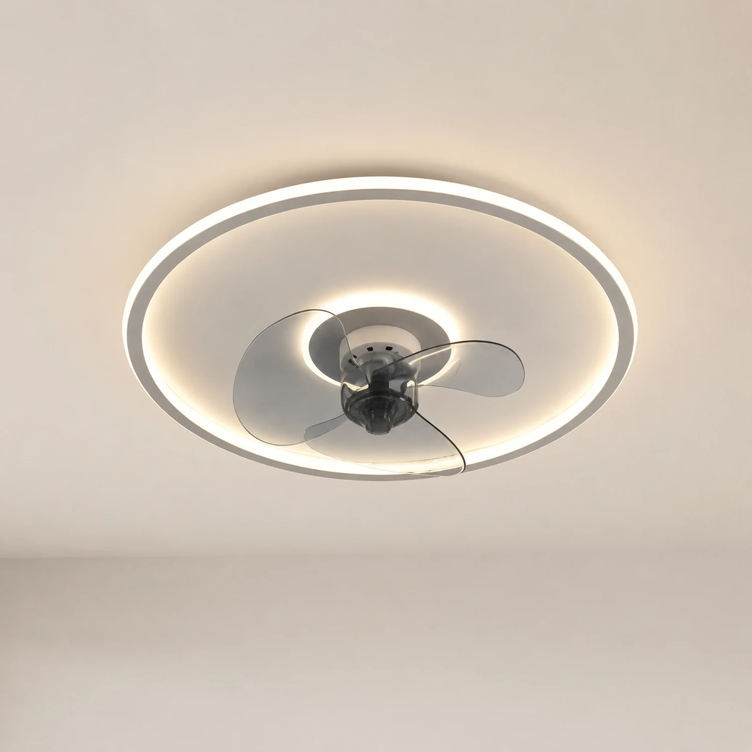 Morandi Deckenventilator mit Beleuchtung, 5 Farben, ∅40/50CM - Lumpaz