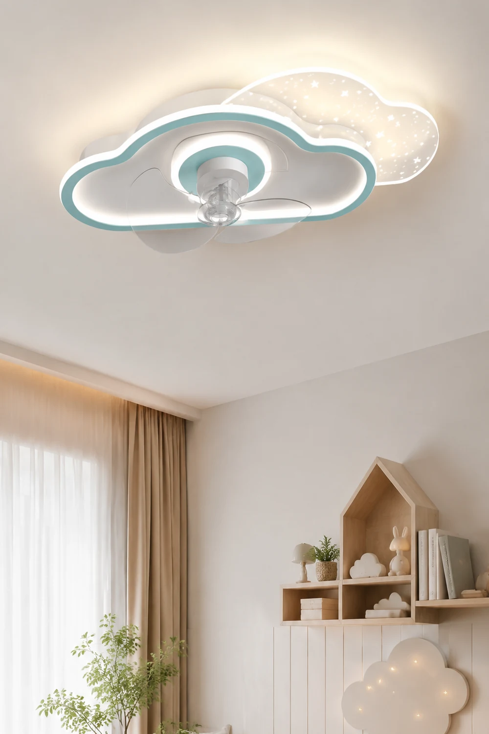 Minori Deckenventilator mit Beleuchtung, 6 Stile, ∅50/53/60CM - Lumpaz