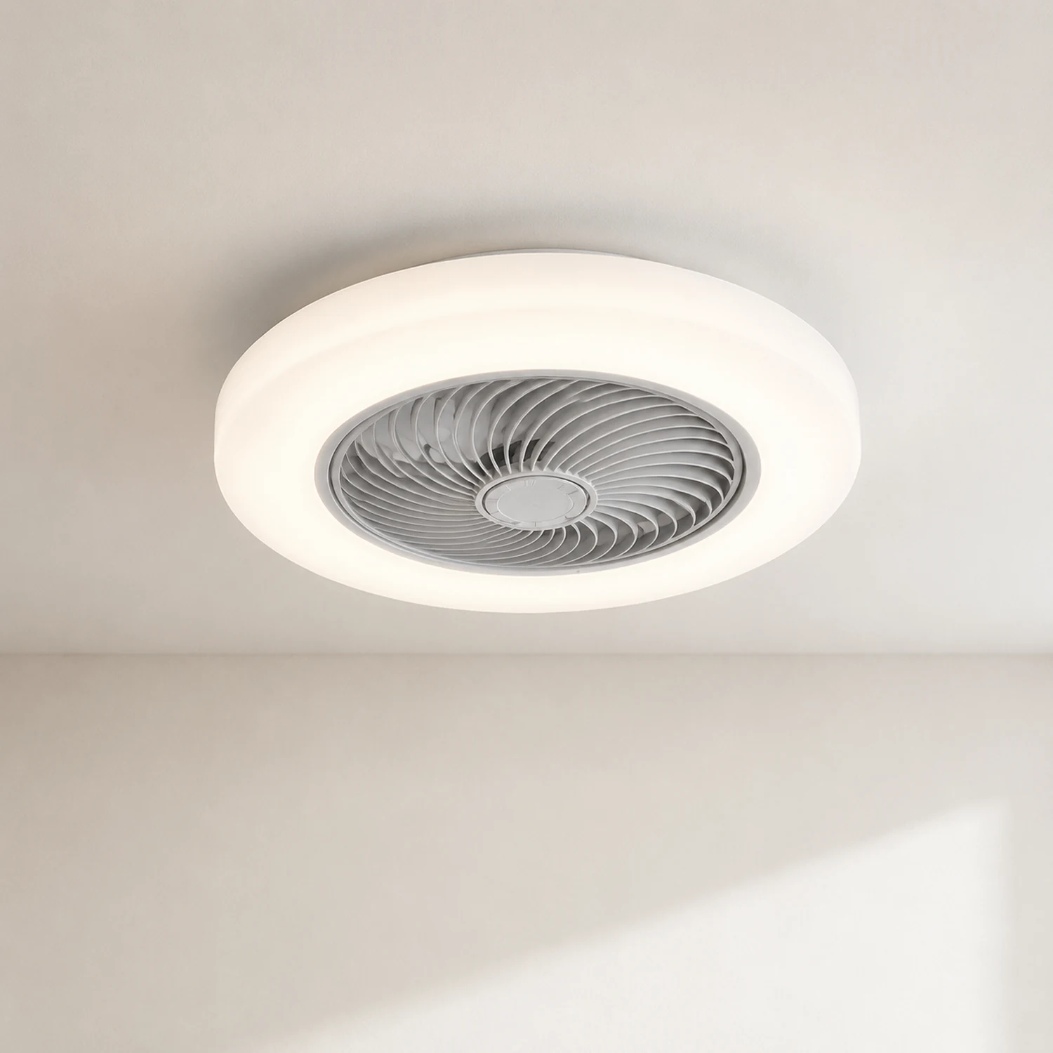 Quinn Deckenventilator mit Beleuchtung, 3 Farben, ∅45/52CM - Lumpaz