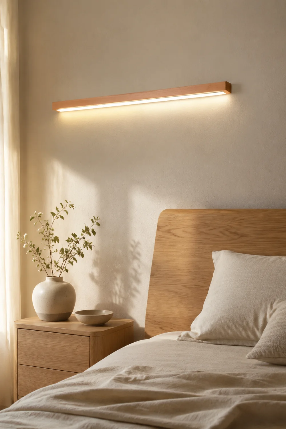 Ozawa Spiegelfront Wandleuchte Linear,1/2-flammig, 5 Größe - Lumpaz