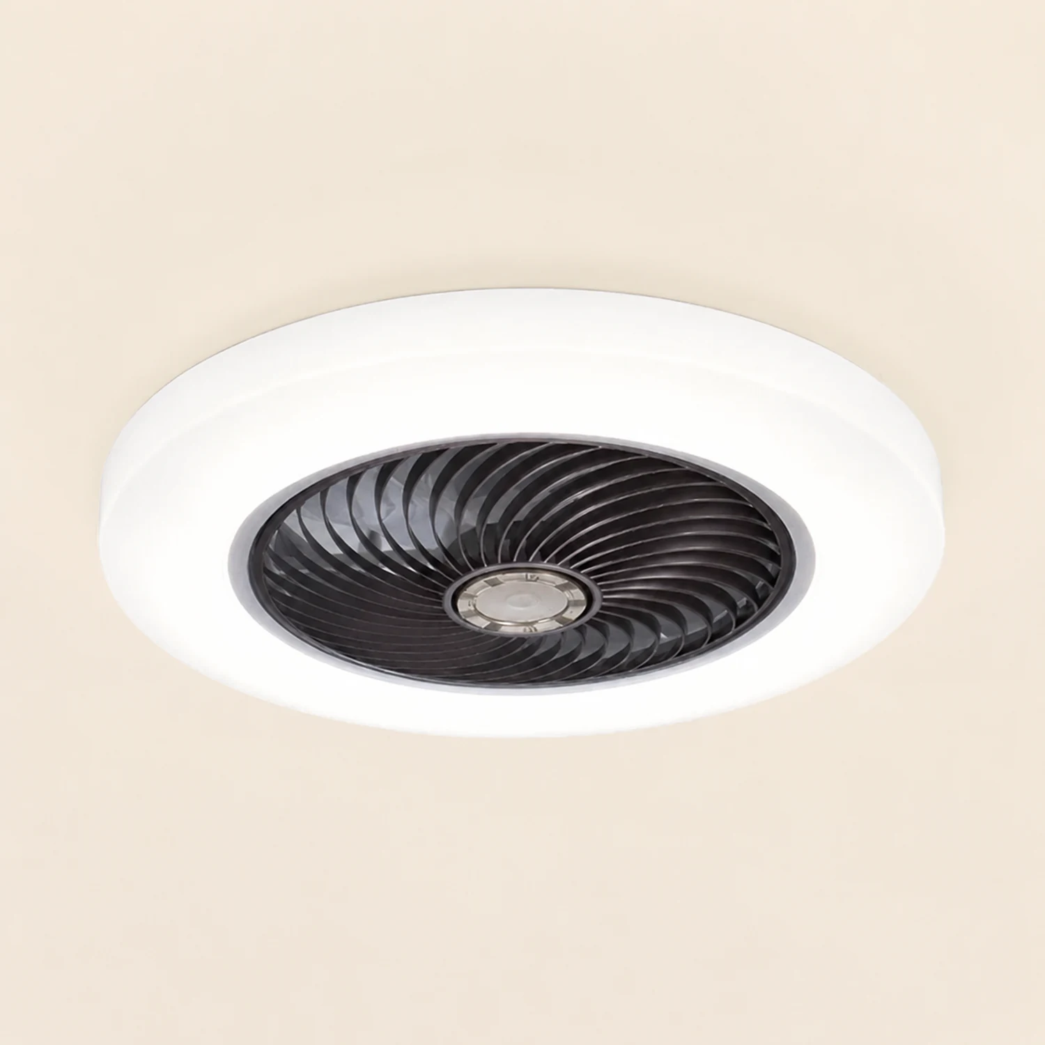 Quinn Deckenventilator mit Beleuchtung, 3 Farben, ∅45/52CM - Lumpaz