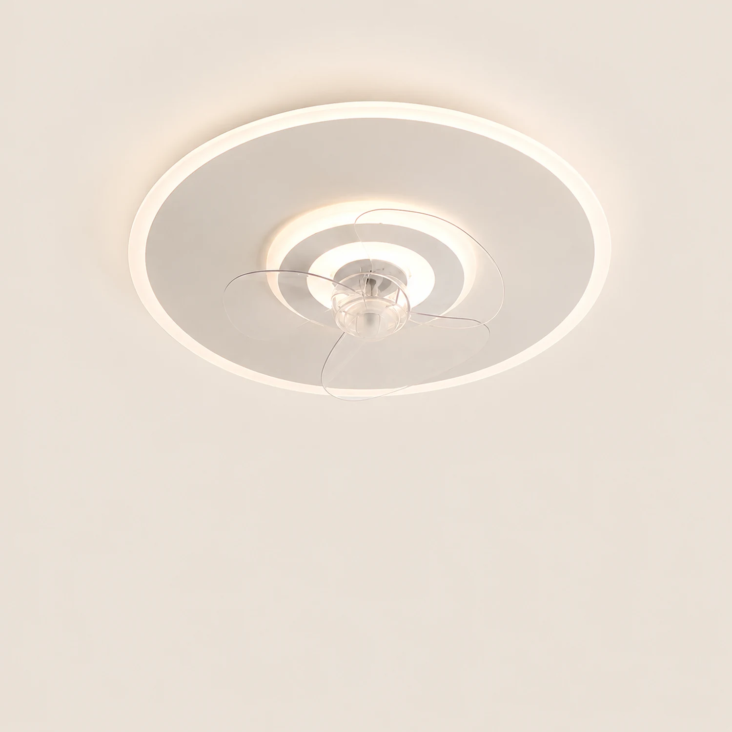 Morandi Deckenventilator mit Beleuchtung, 5 Farben, ∅40/50CM - Lumpaz