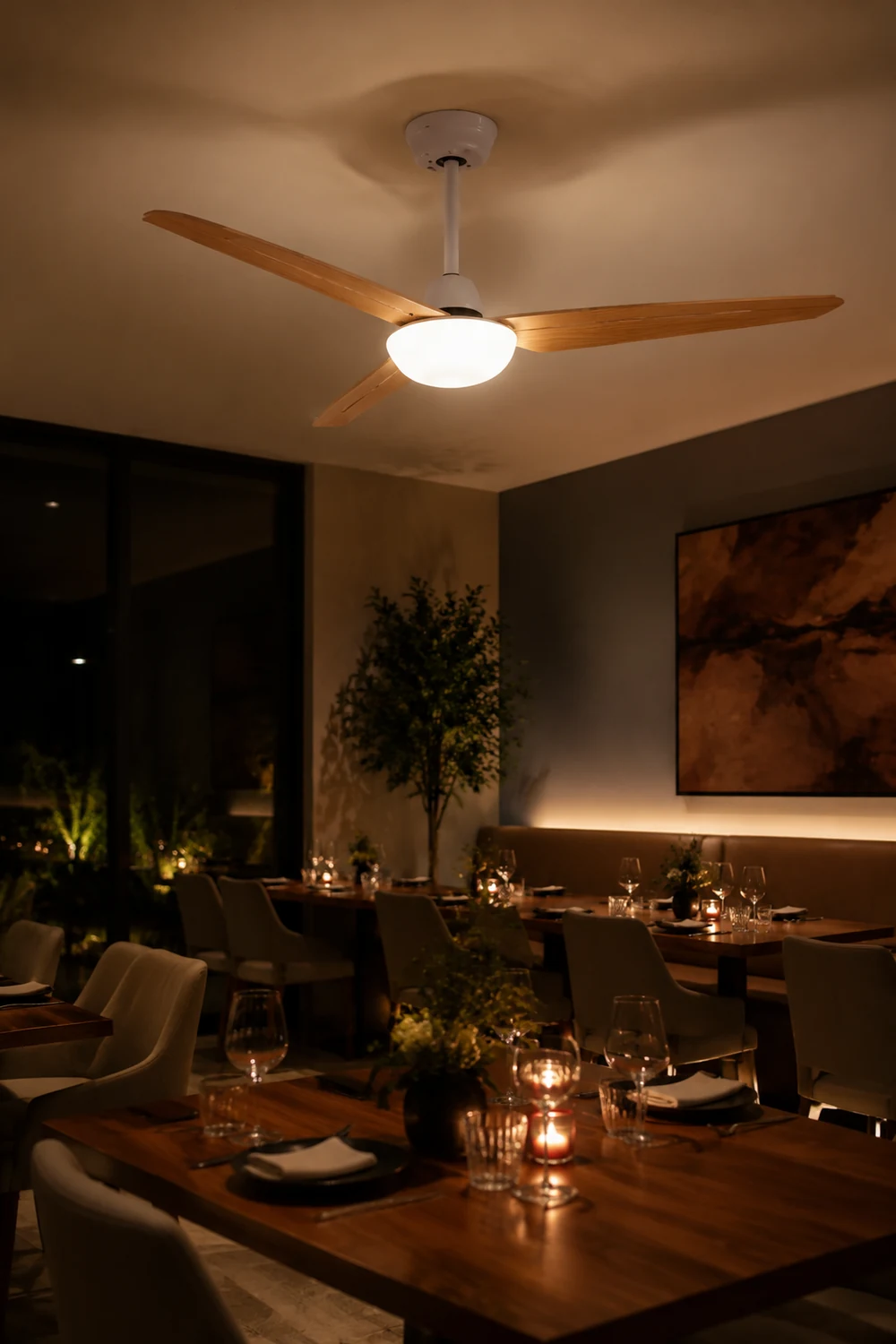 Haydn Deckenventilator 3-Blatt, 3 Farben, ∅106cm - Lumpaz