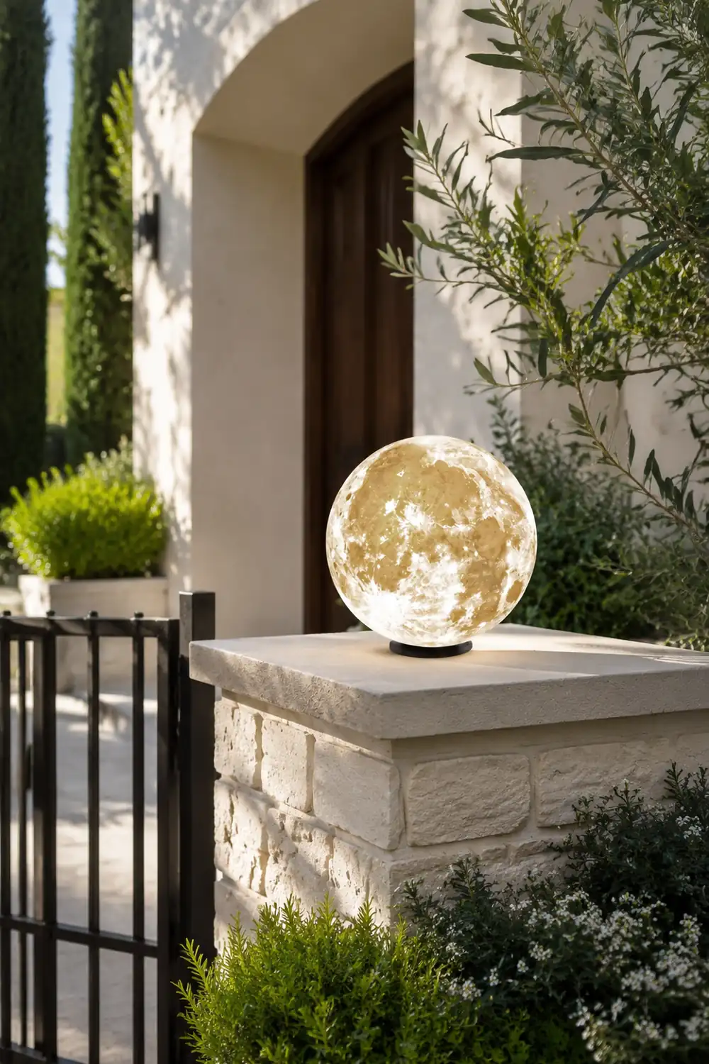 Elif Außenleuchte Solar, Mond, ∅20/30/40/50/60CM - Lumpaz