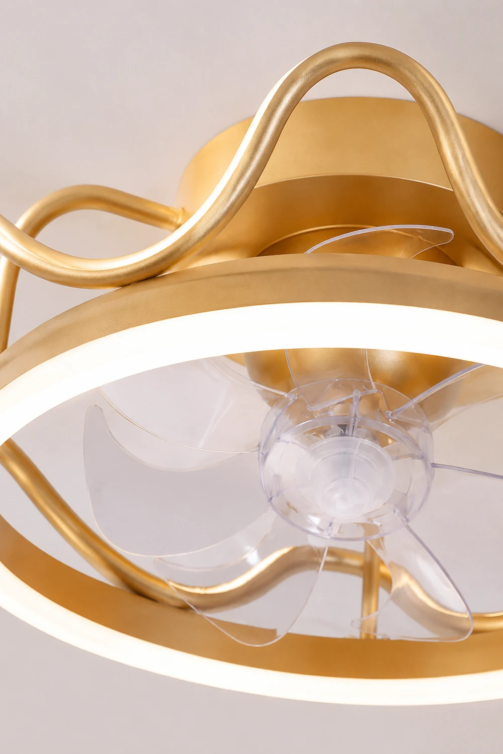 Kelley Deckenventilator mit Beleuchtung Krone, ∅50CM - Lumpaz
