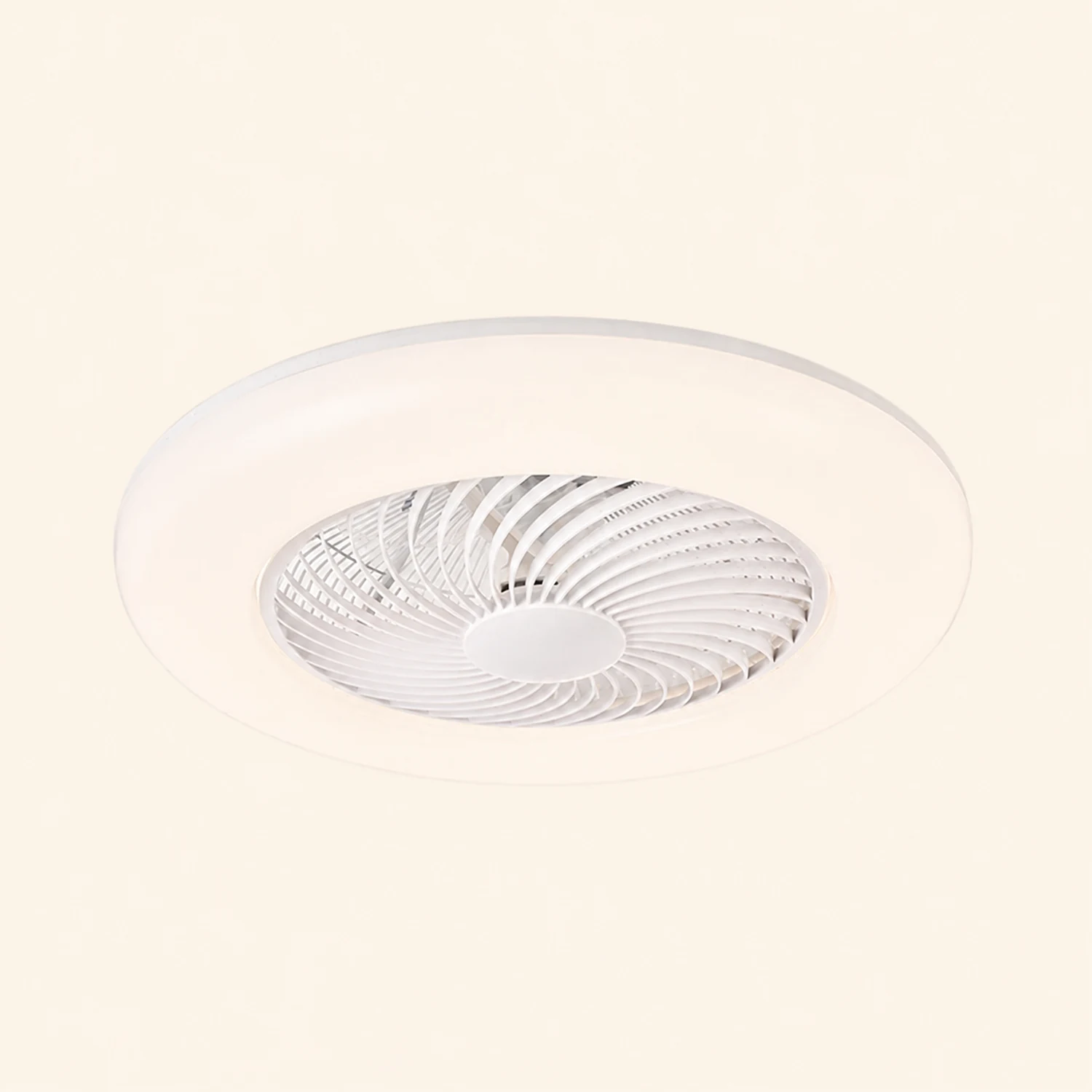 Edge Deckenventilator mit Beleuchtung, 4 Farben, ∅55CM - Lumpaz