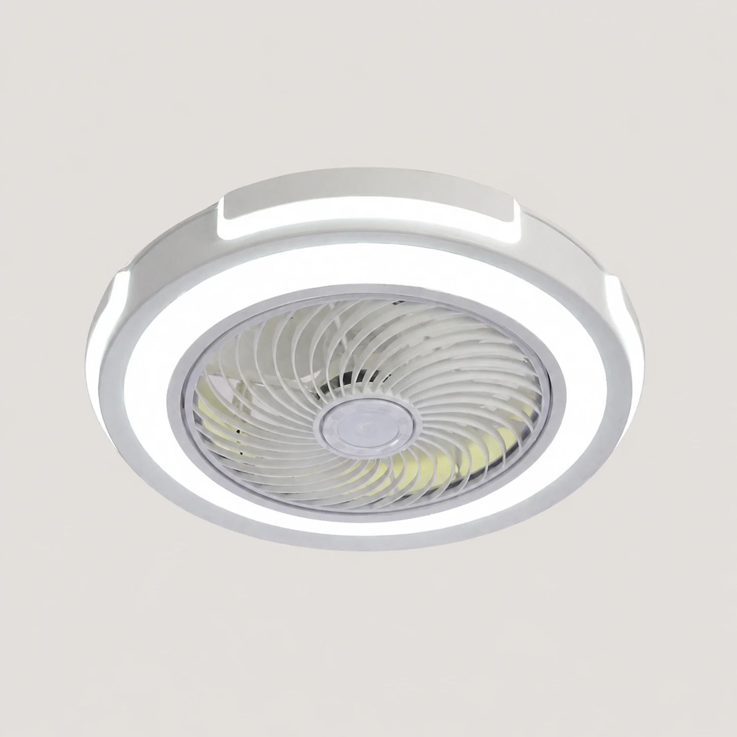 Edge Deckenventilator mit Beleuchtung, 4 Farben, 50CM Lang - Lumpaz