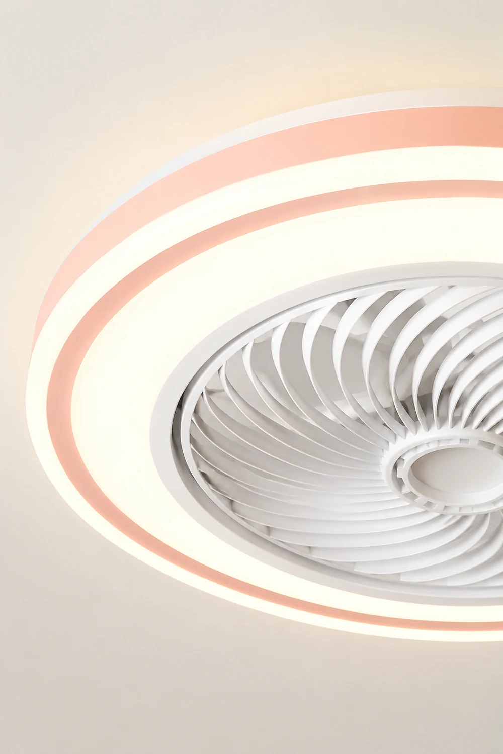 Quinn Deckenventilator mit Beleuchtung, 5 Farben, ∅48CM - Lumpaz