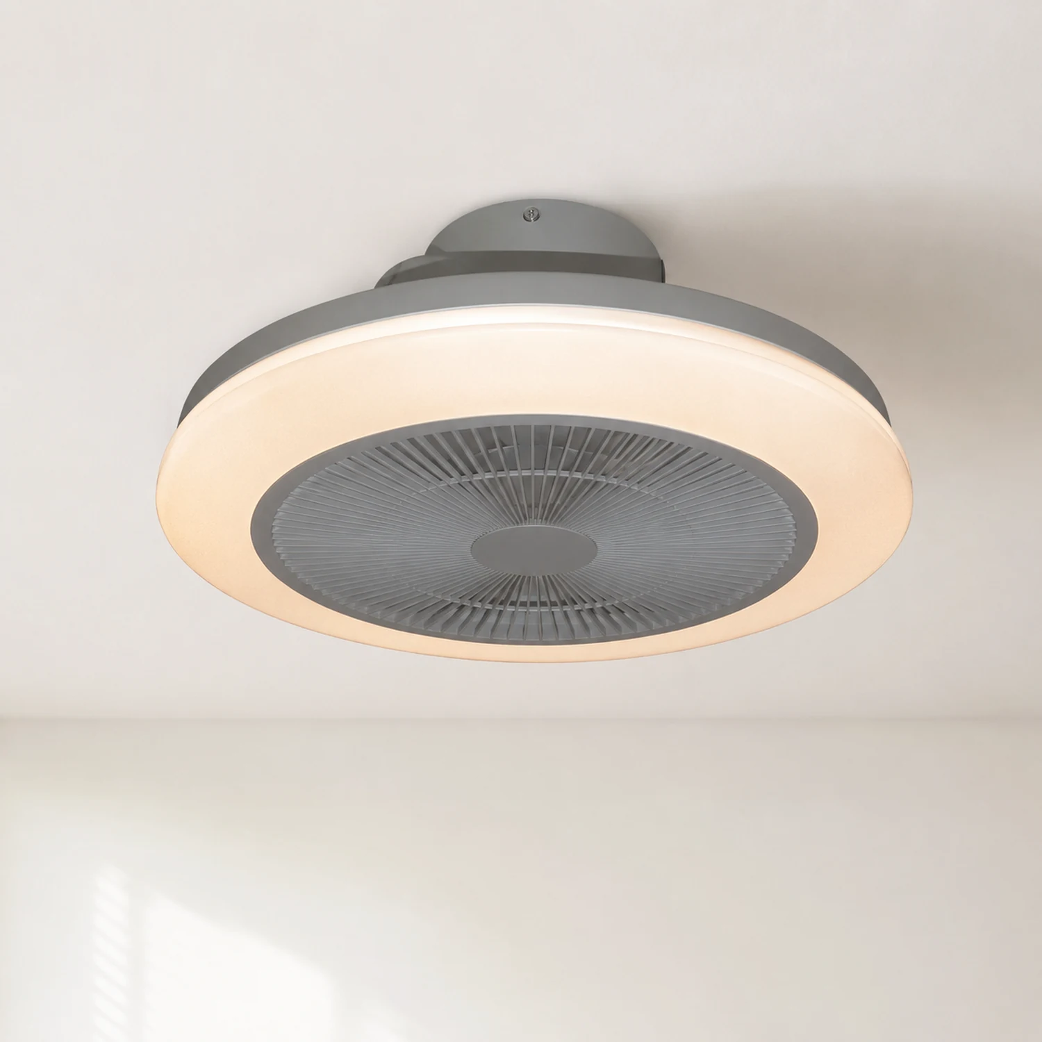 Morandi Deckenventilator mit Beleuchtung RGB-Bluetooth, ∅48cm - Lumpaz