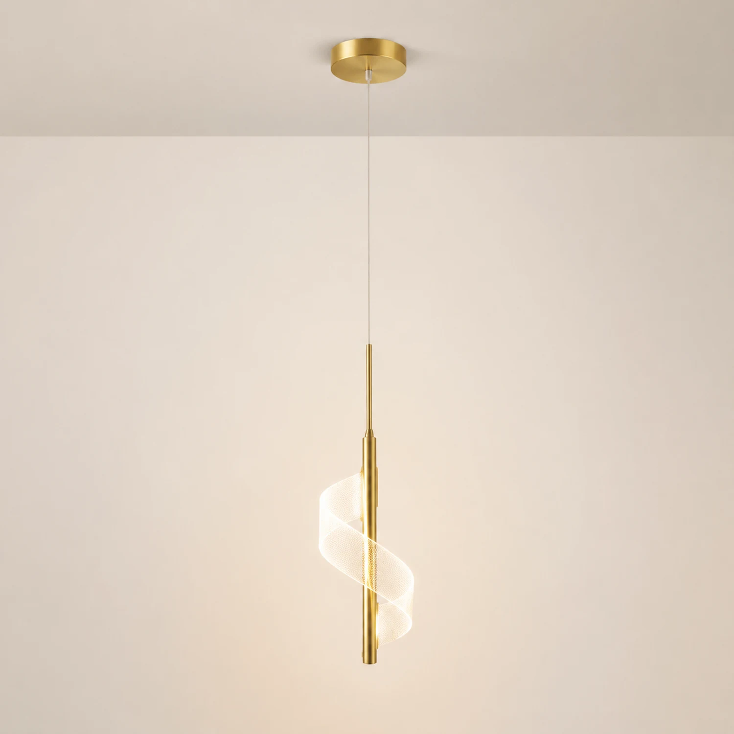 Nordic Metal Bedside Chandelier Pendelleuchte für Schlafzimmer - Lumpaz